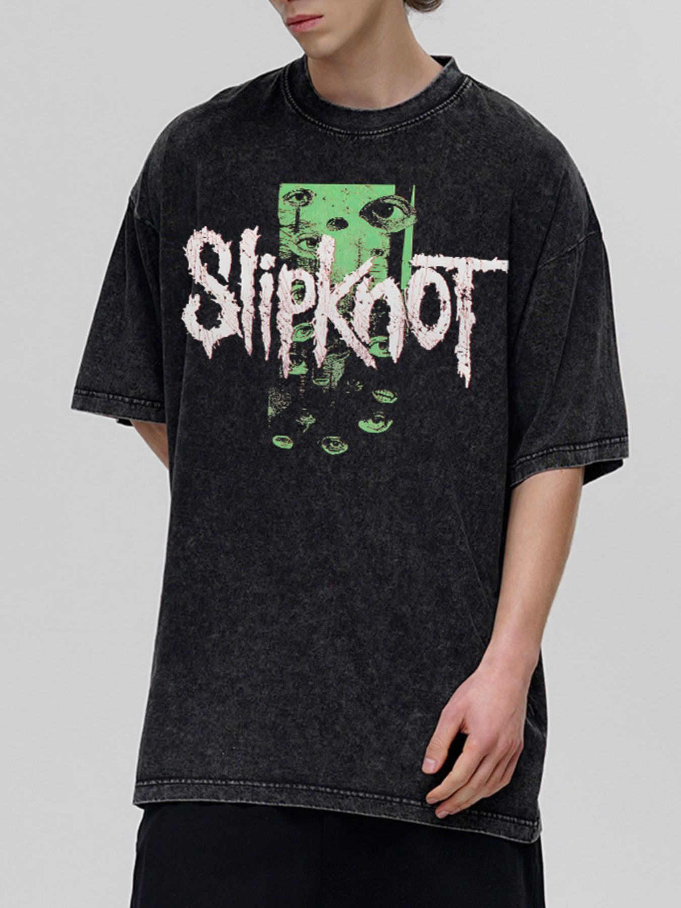 Men's Slipknot Graphic Vintage Wash T-Shirt