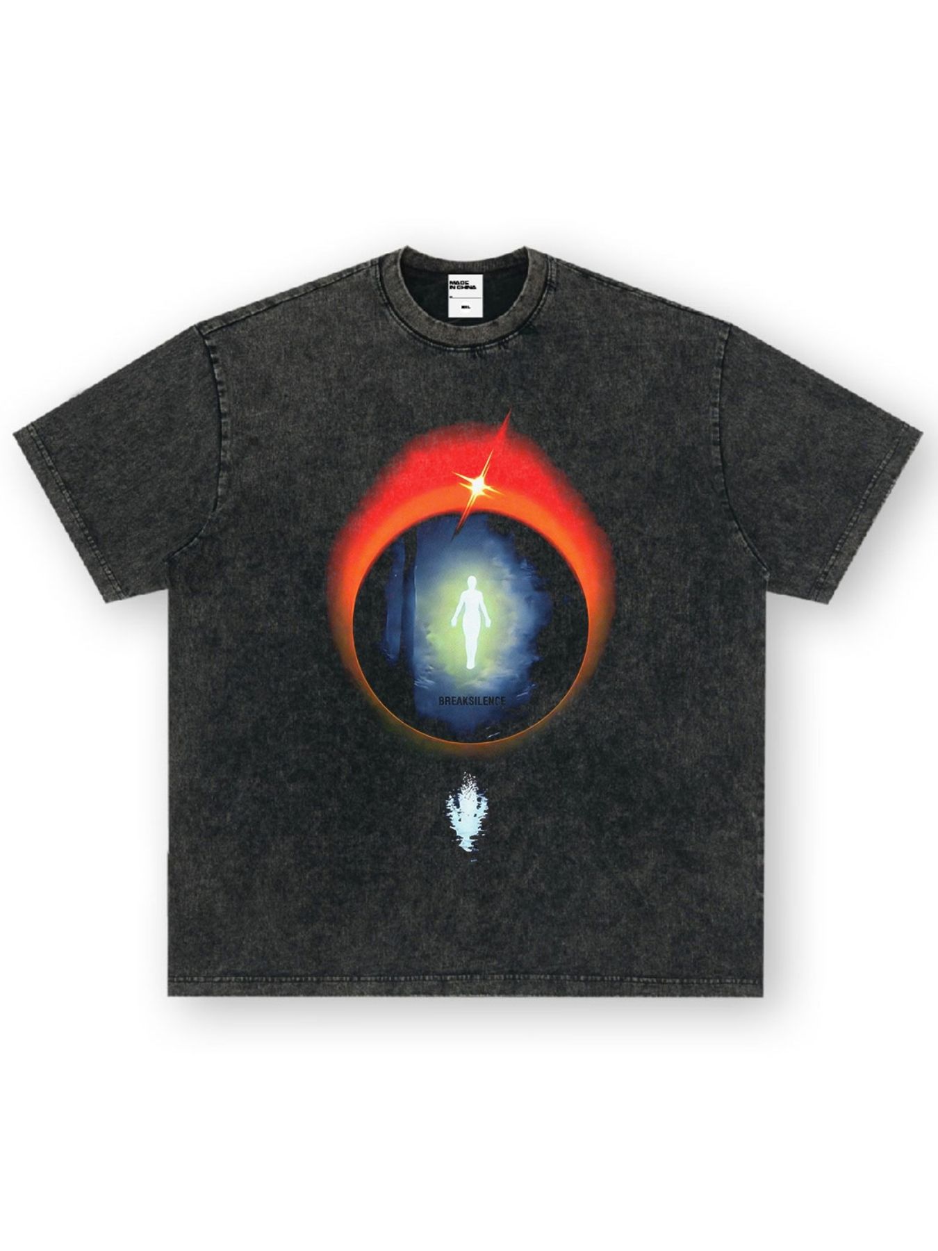 Men's Vintage Wash Graphic Oversized T-Shirt