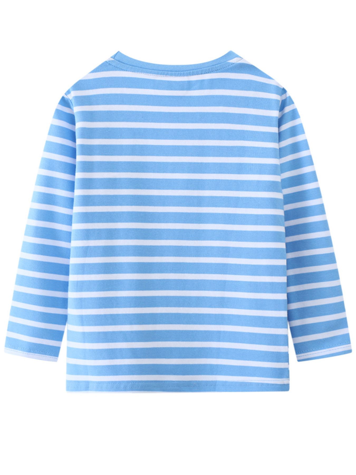 Children's Dinosaur Striped Long Sleeve T-Shirt