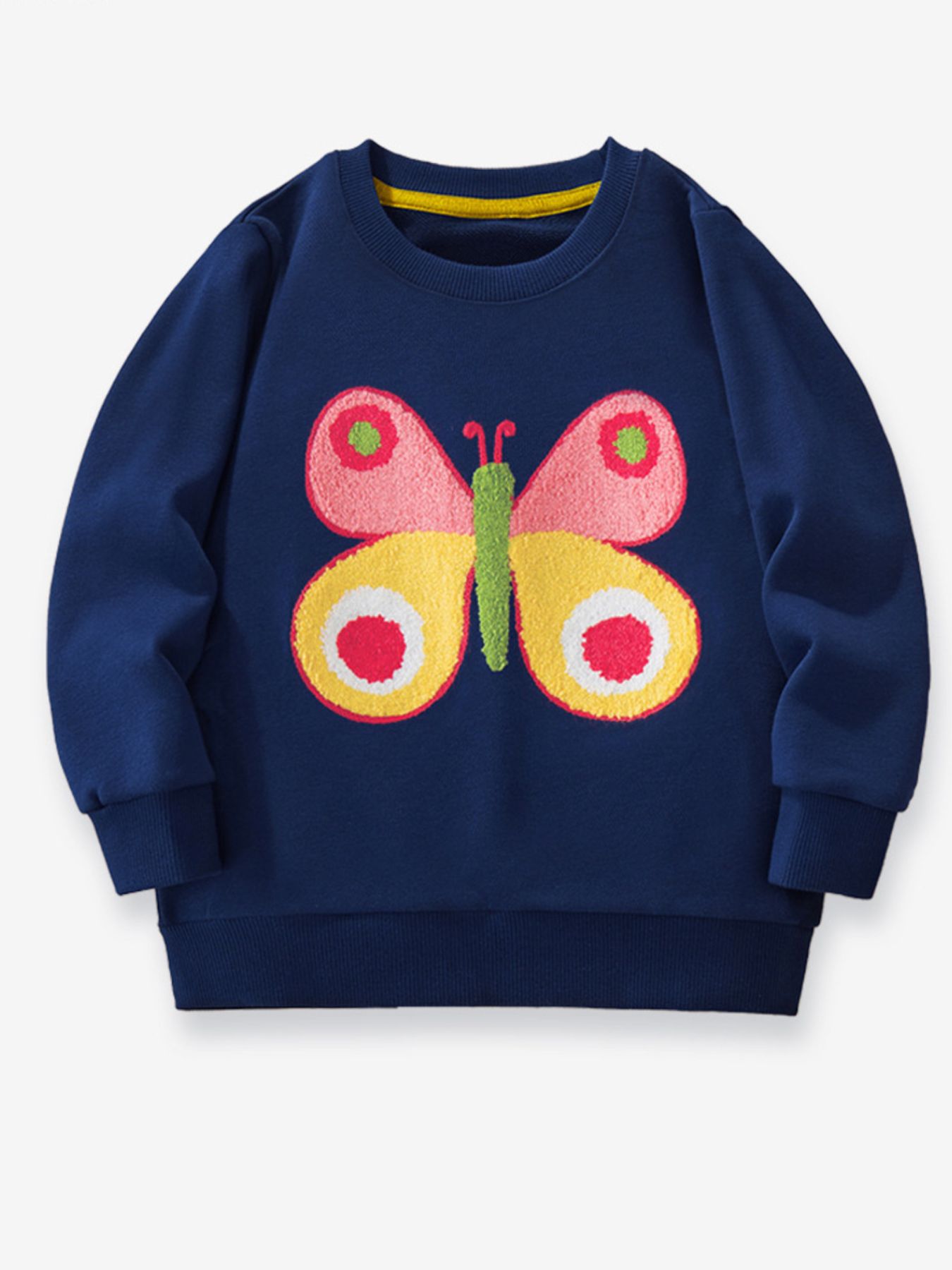 Children's Butterfly Crew Neck Sweatshirt