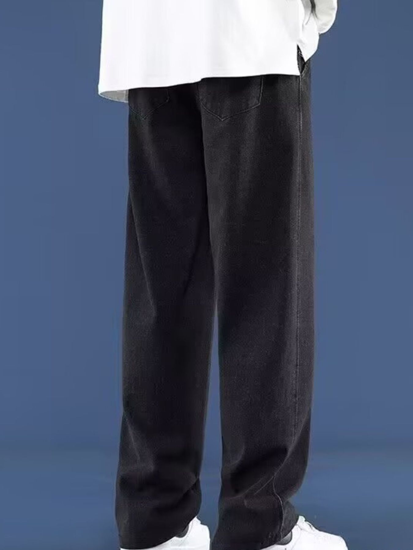 Men's Full Size Wide Leg Jeans Plus Size