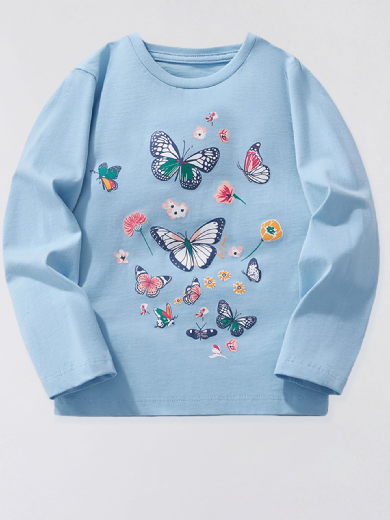 Children's Butterfly Long Sleeve T-Shirt