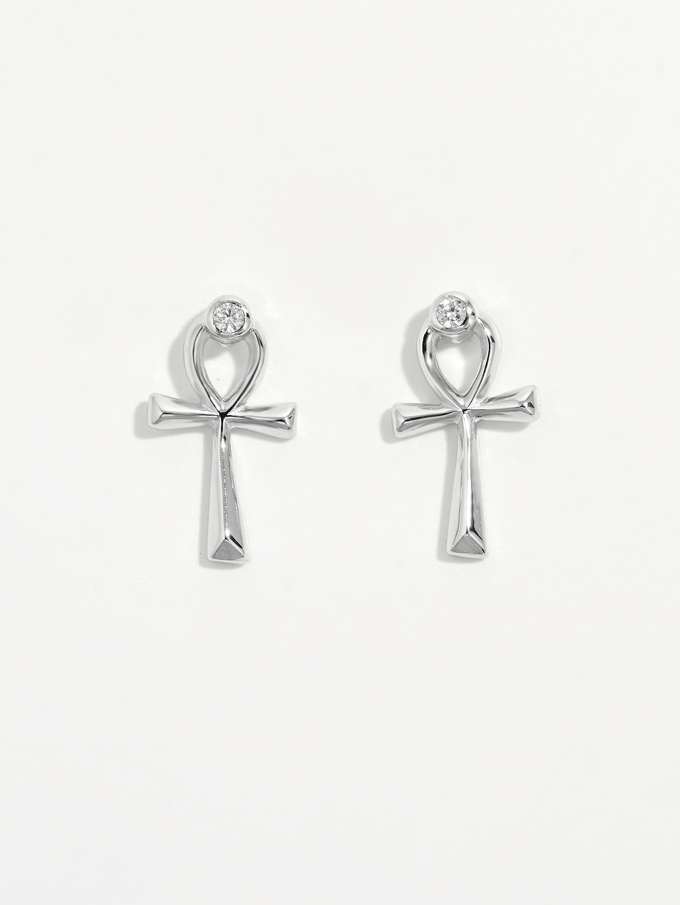 925 Sterling Silver Inland Zircon Earrings