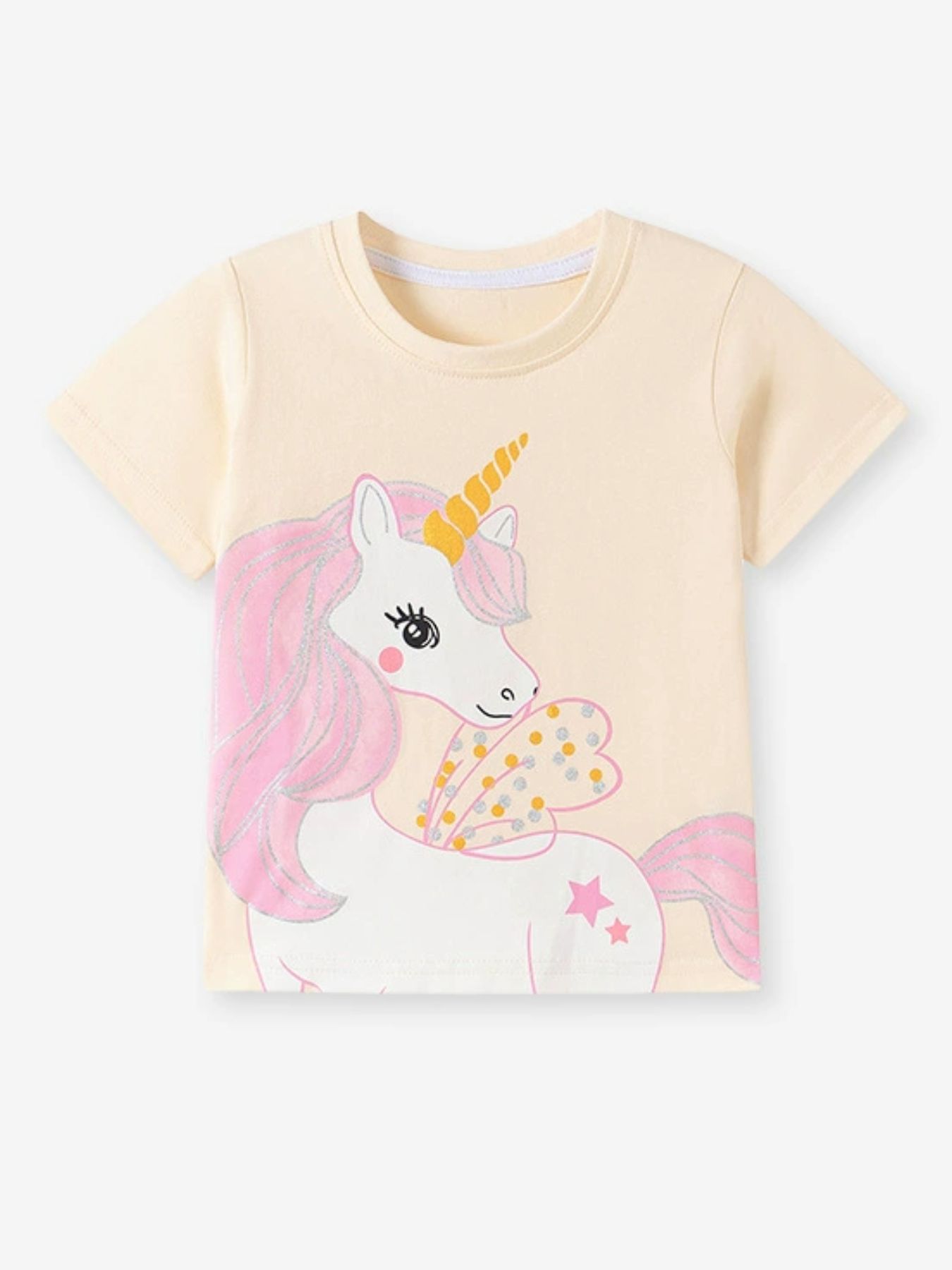 Children's Unicorn Graphic Tee & Shorts Set