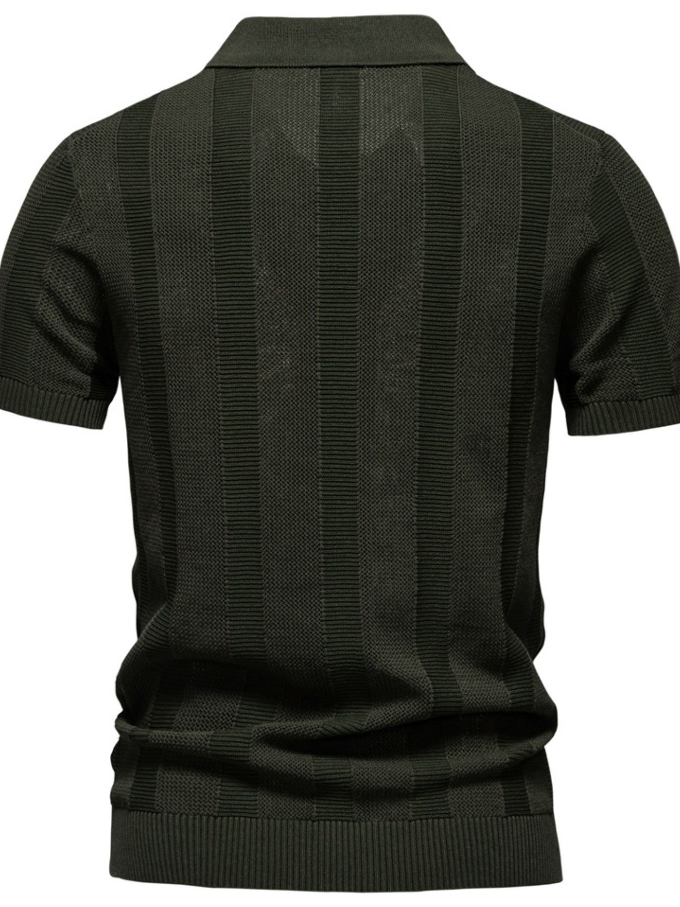 Men's Classic Short Sleeve Knit Polo Shirt