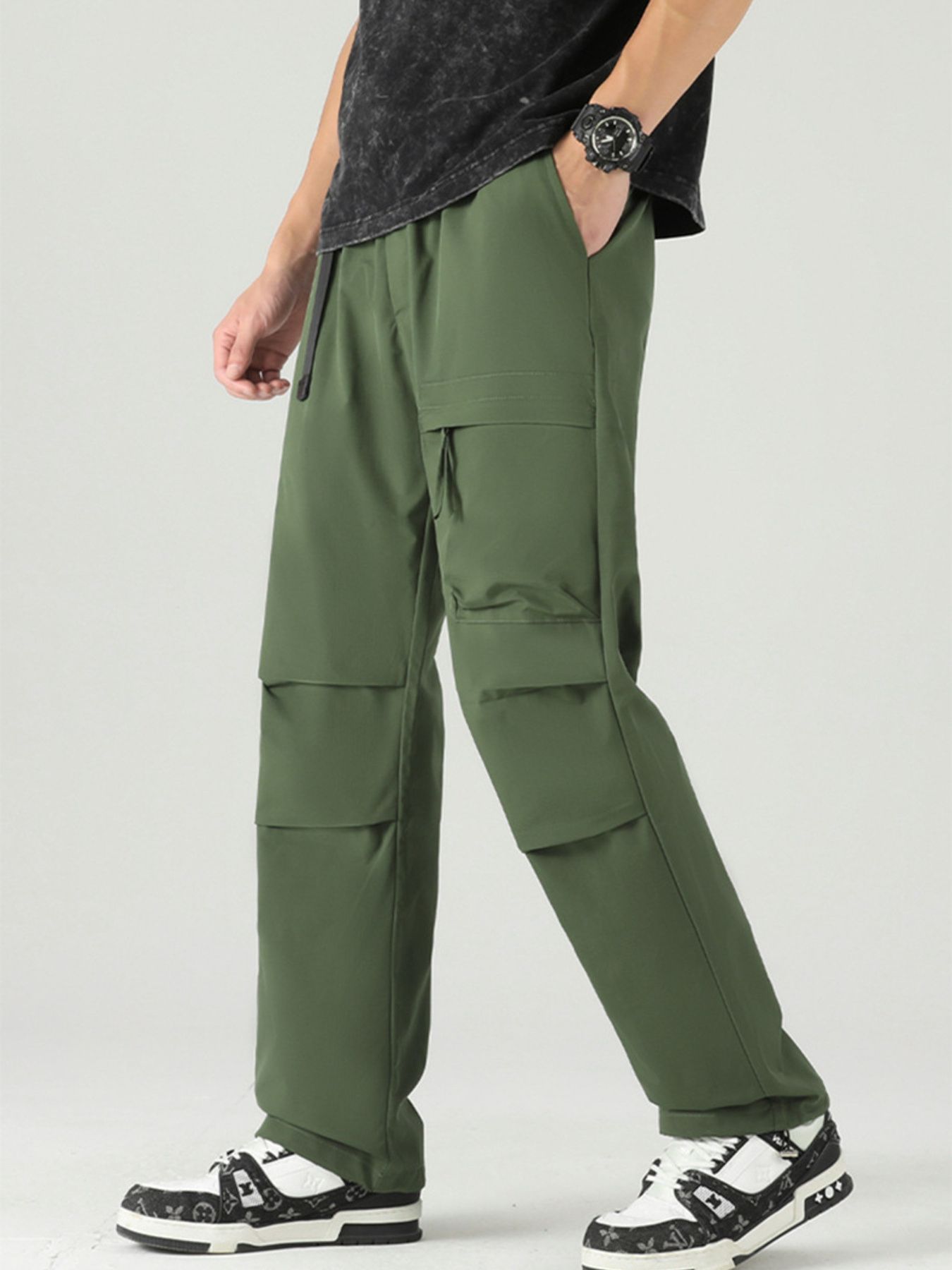 Men's Plus Size Loose Fit Cargo Pants