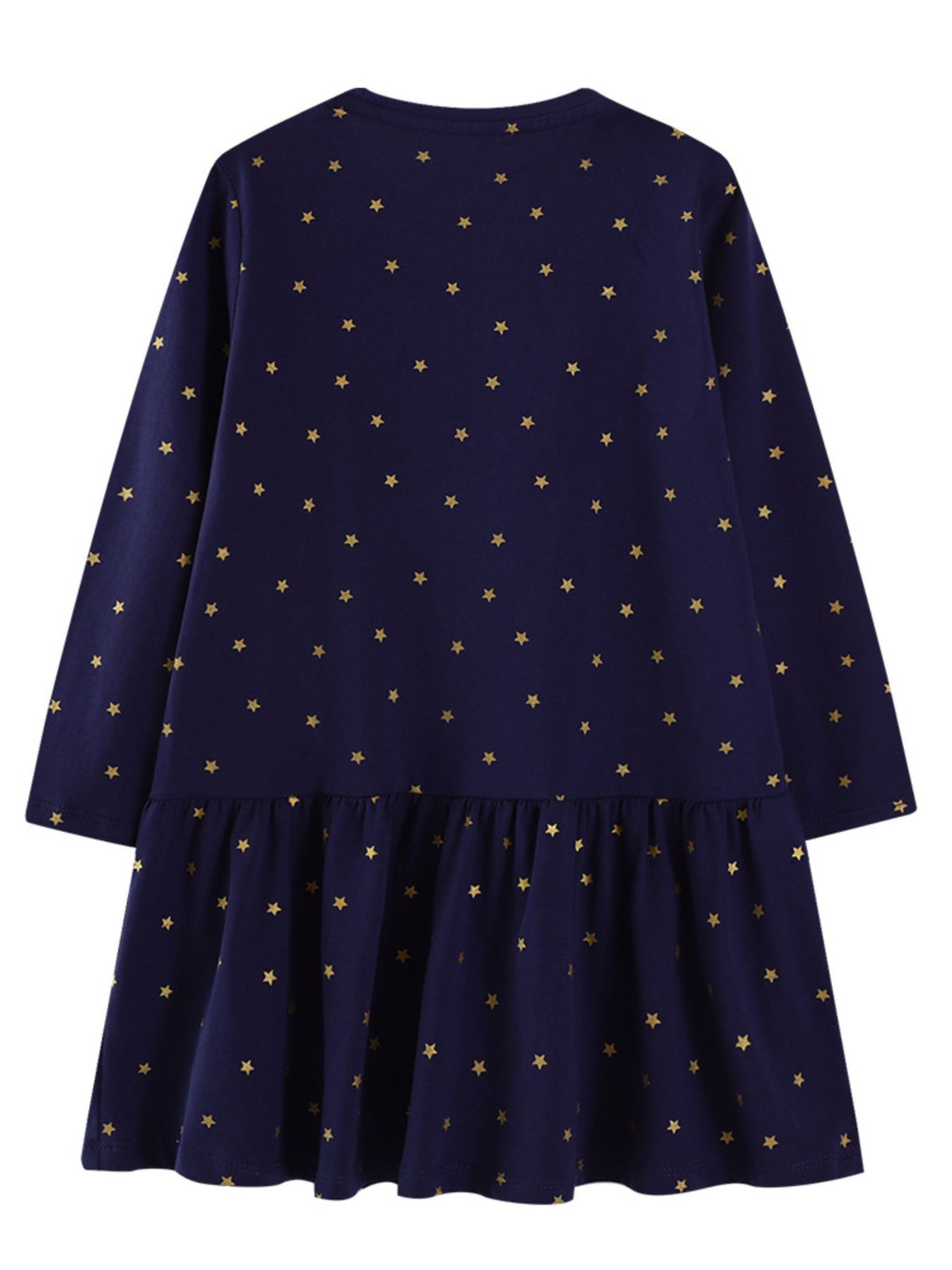 Children's Embroidered Unicorn Long Sleeve Dress