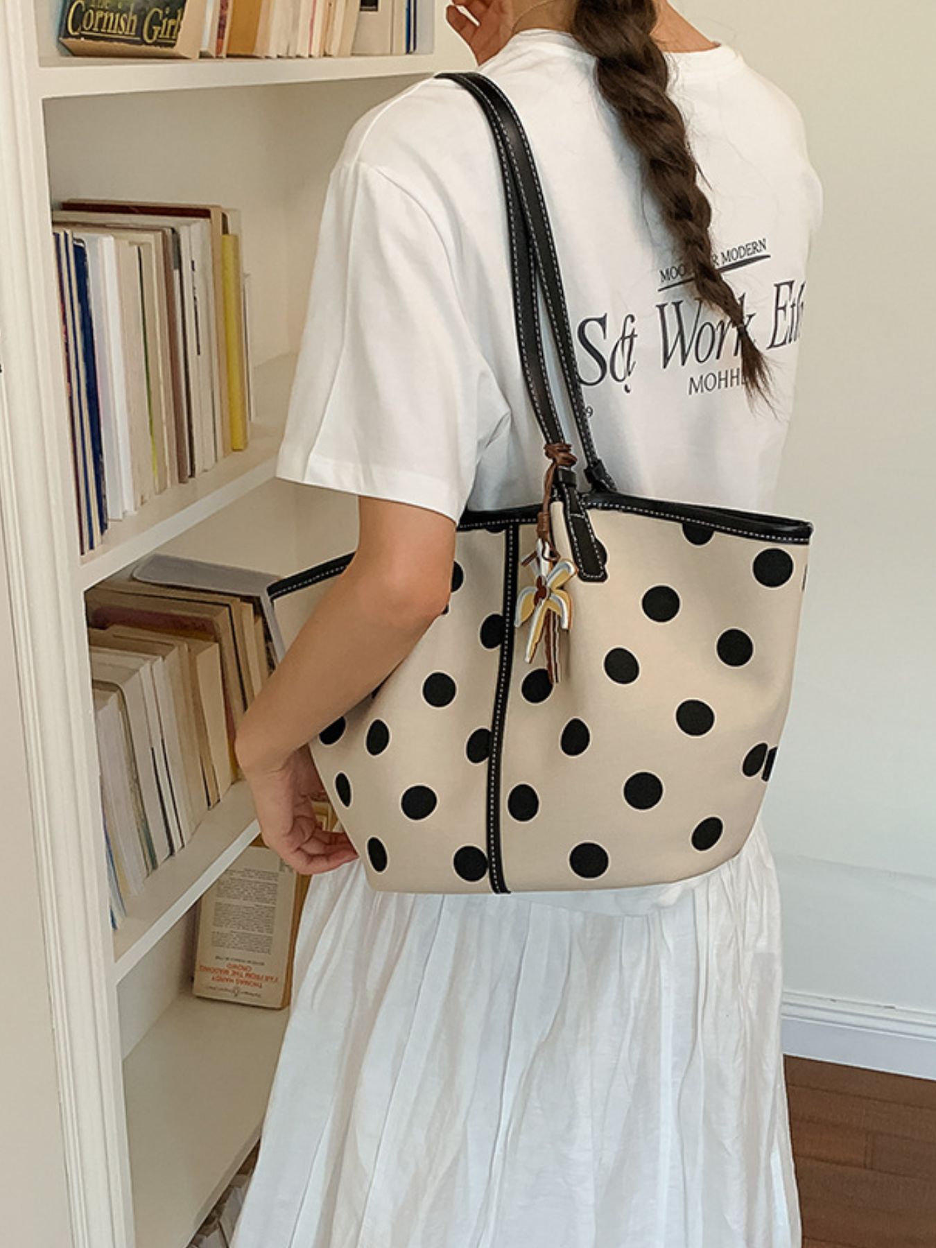 Polka Dot Shoulder Bag 8
