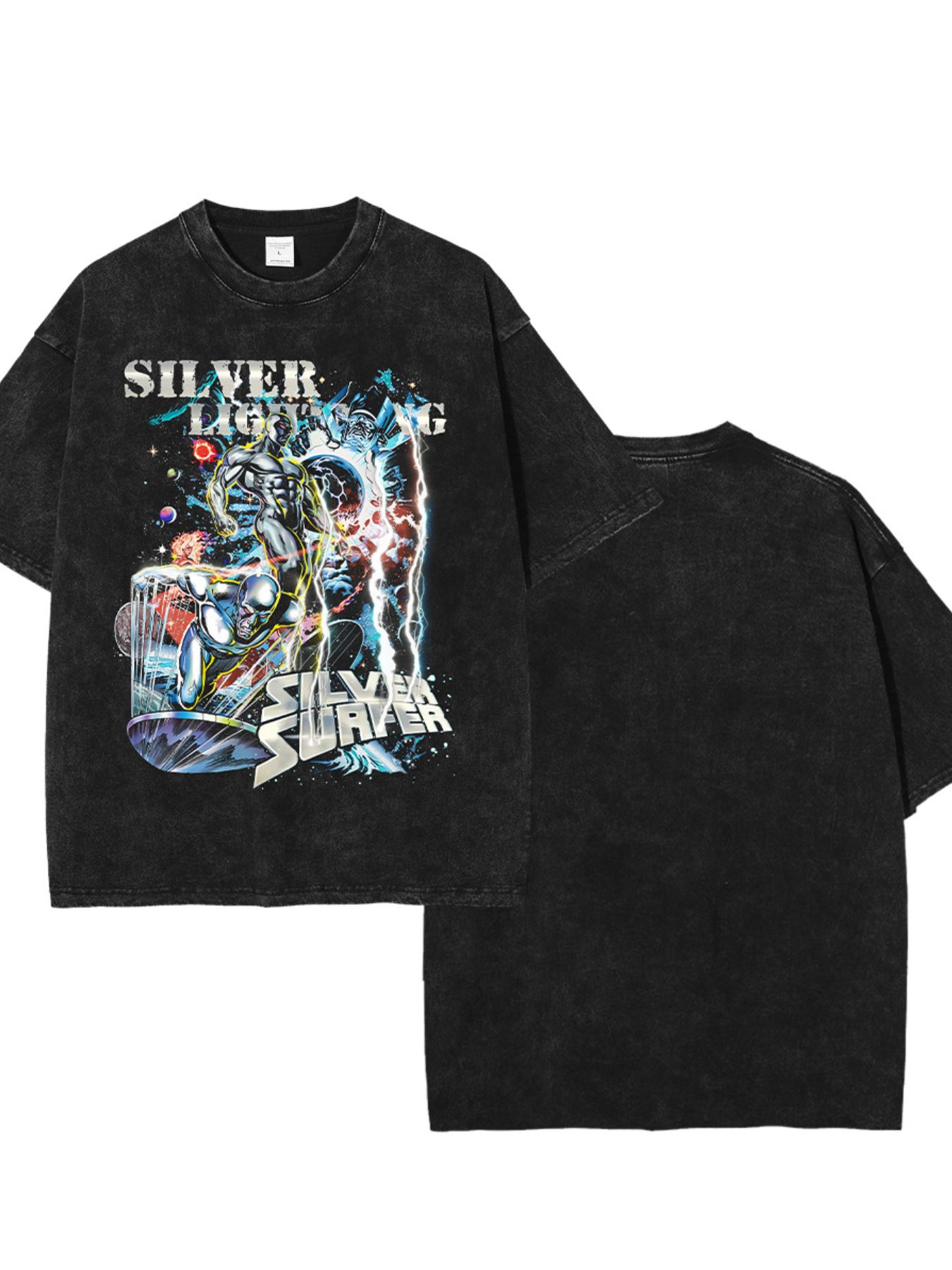 Men's Graphic Round Neck Short Sleeve T-Shirt