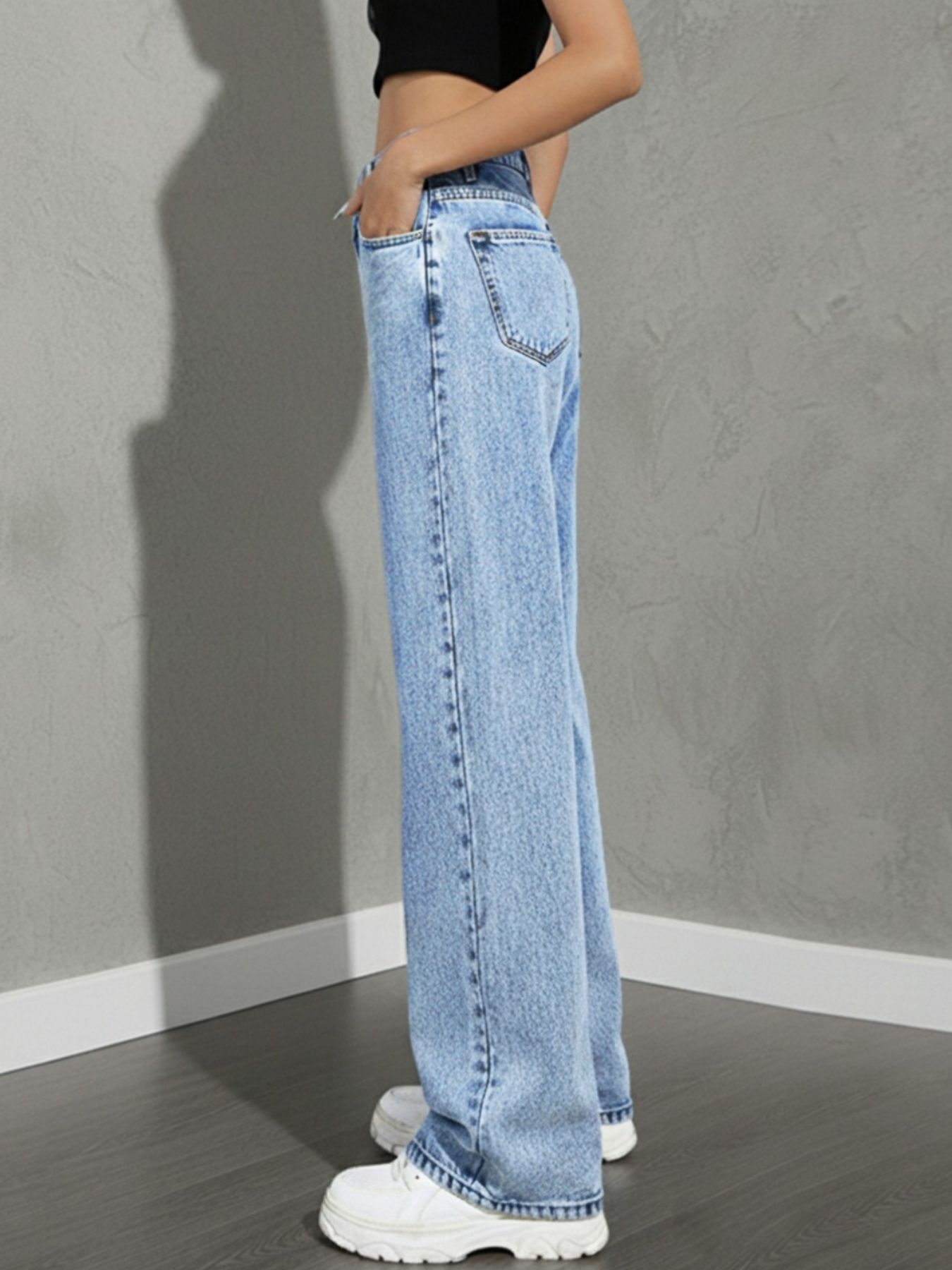 High Waist Wide Leg Jeans