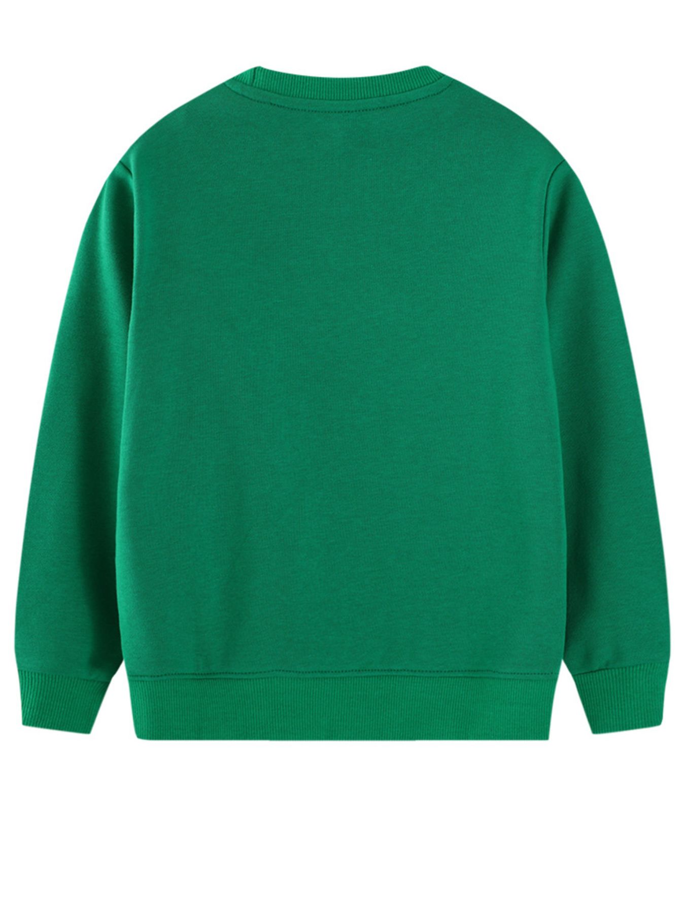 Children's Cartoon Vehicle Crew Neck Sweatshirt