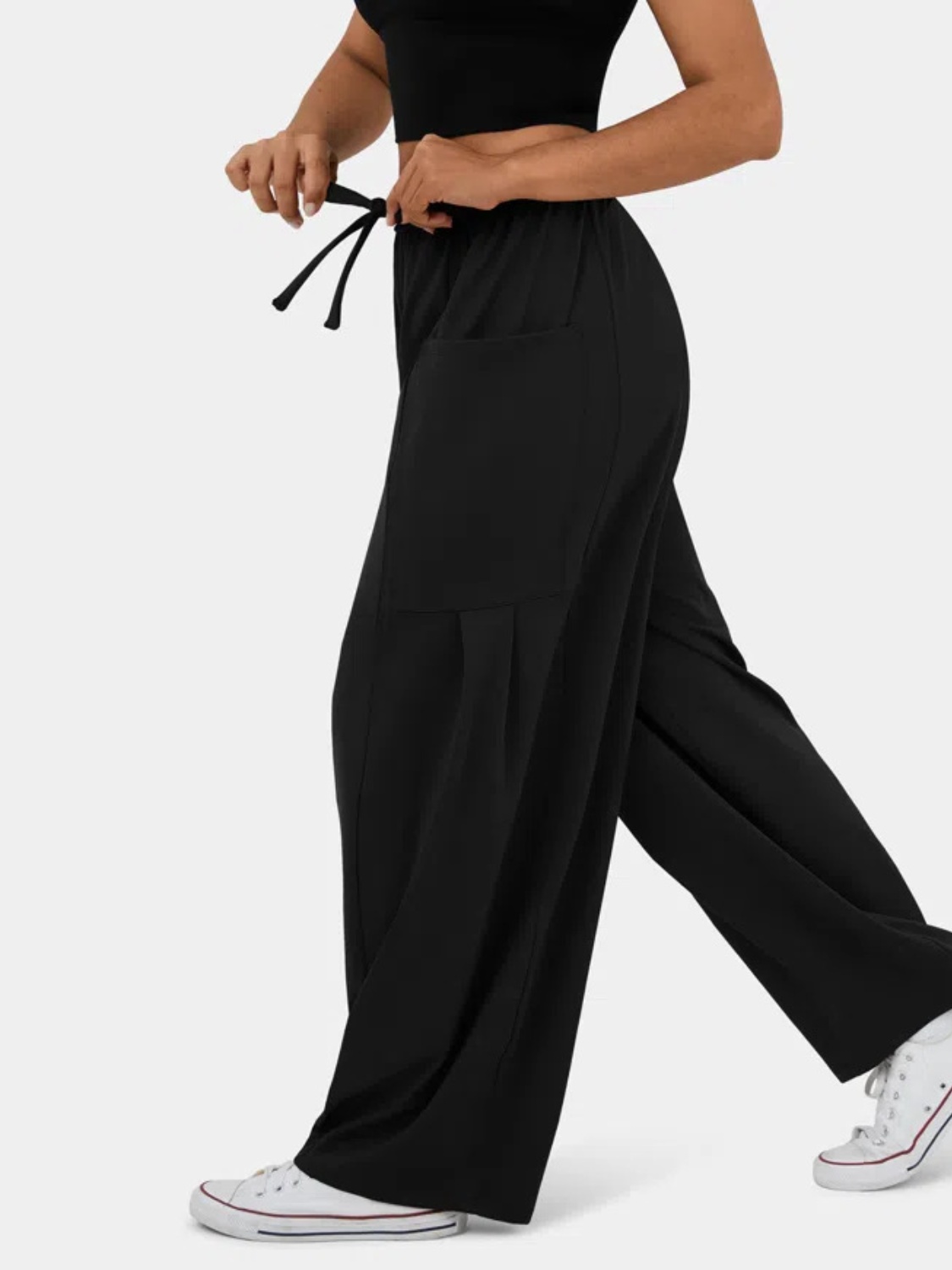 Relaxed Fit Drawstring Pants
