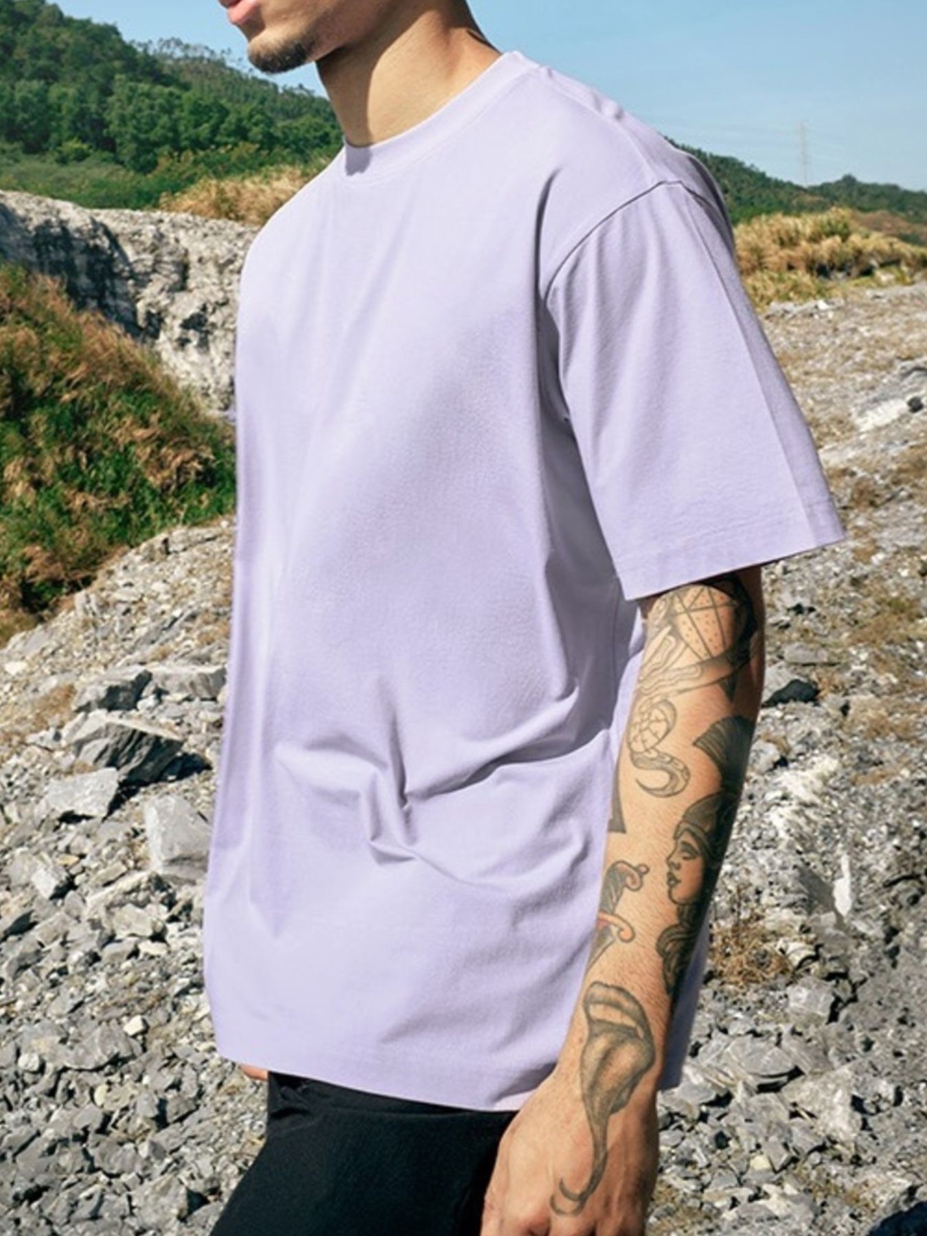 Men's Casual Comfort Crew Neck T-Shirt