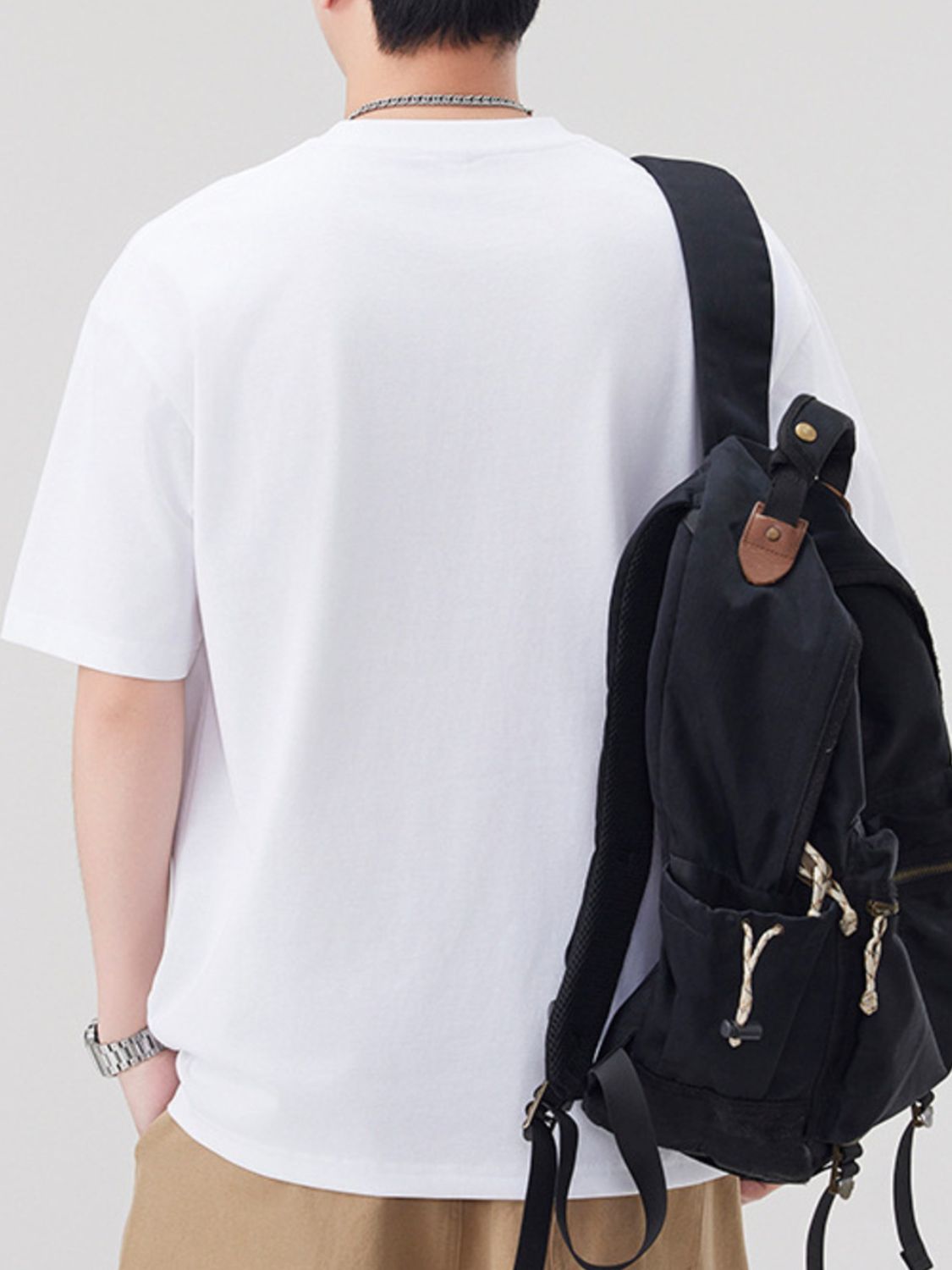 Men's Plus Size Round Neck Short Sleeve T-Shirt