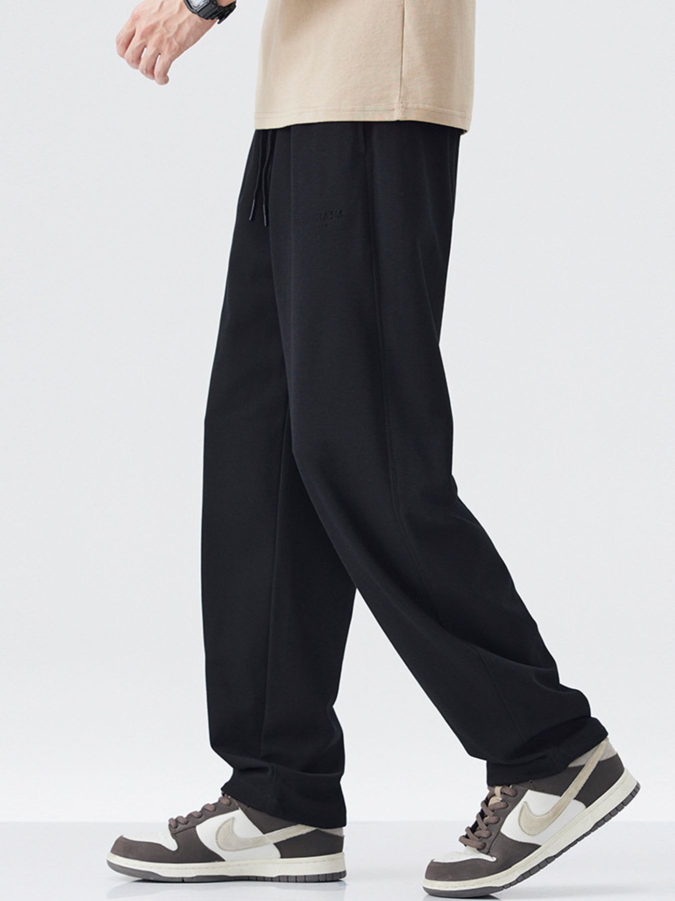 Men's Plus Size Drawstring Relaxed Fit Casual Pants