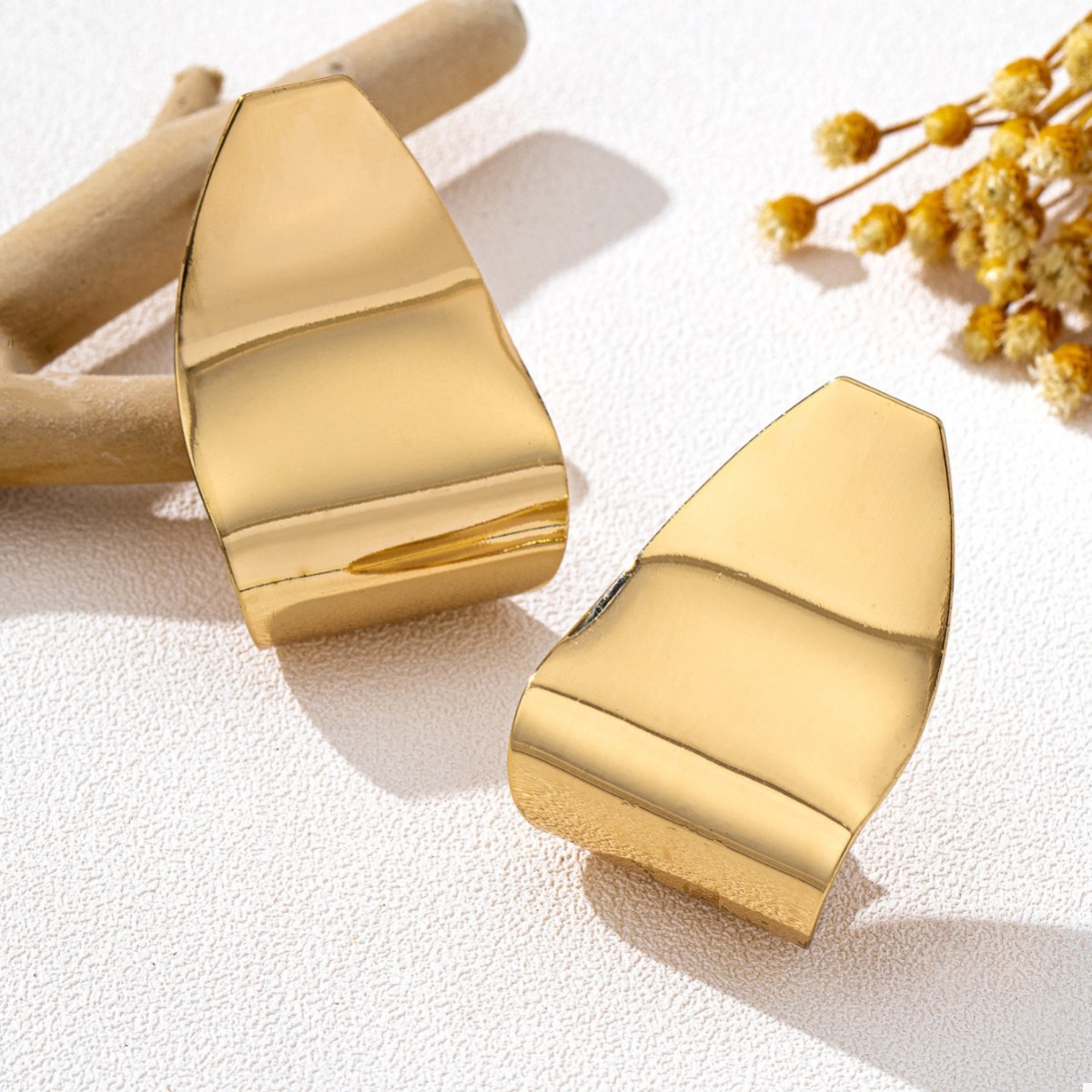 Alloy Geometric Earrings