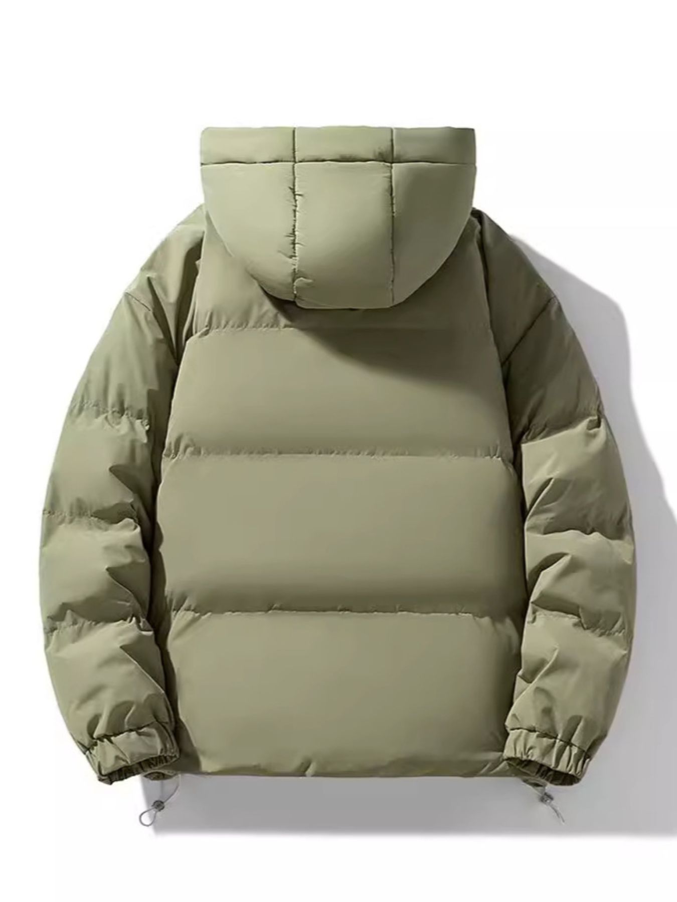 Men's Full Size Hooded Padded Winter Coat Plus Size