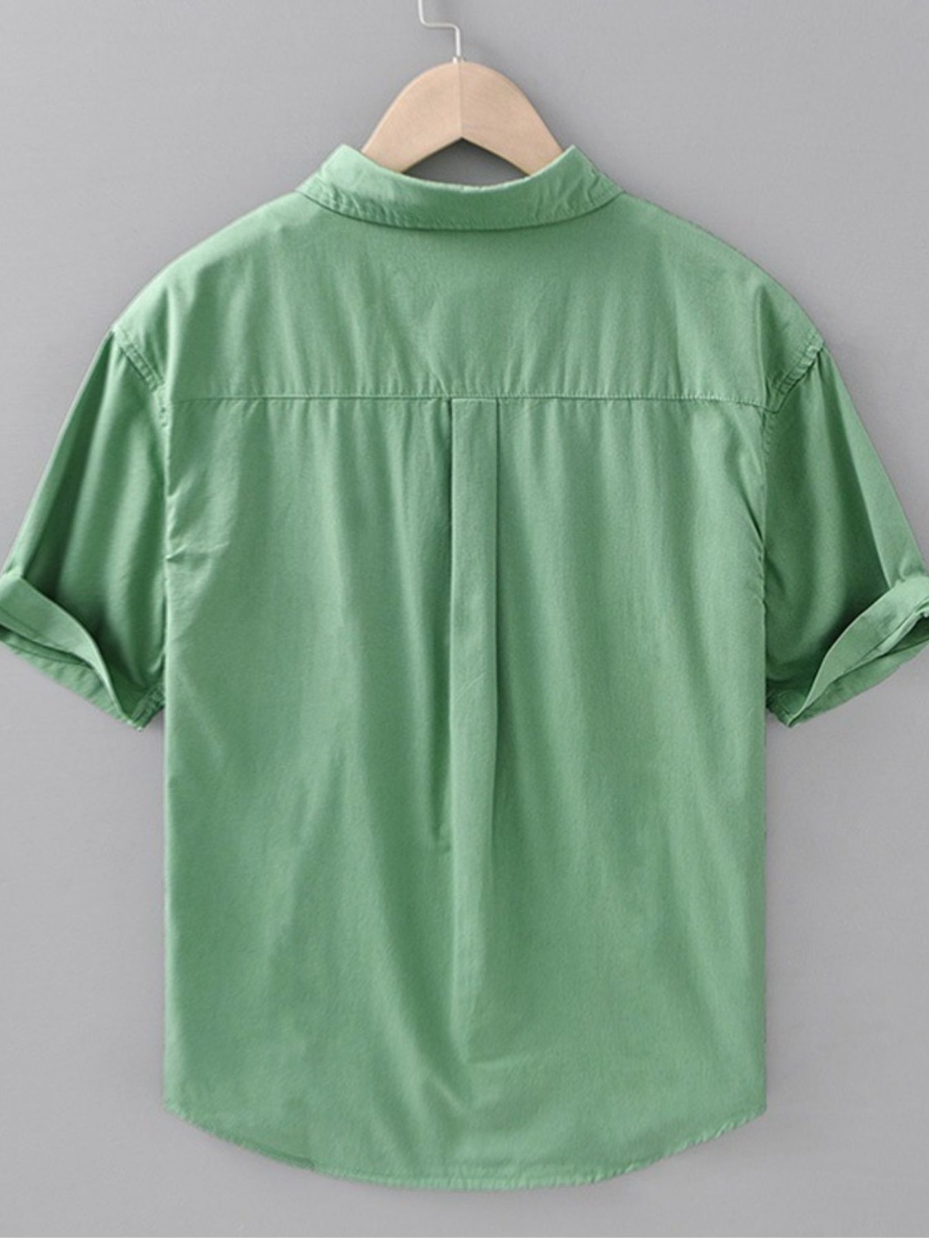 Men's Plus Size Button Up Short Sleeve Shirt