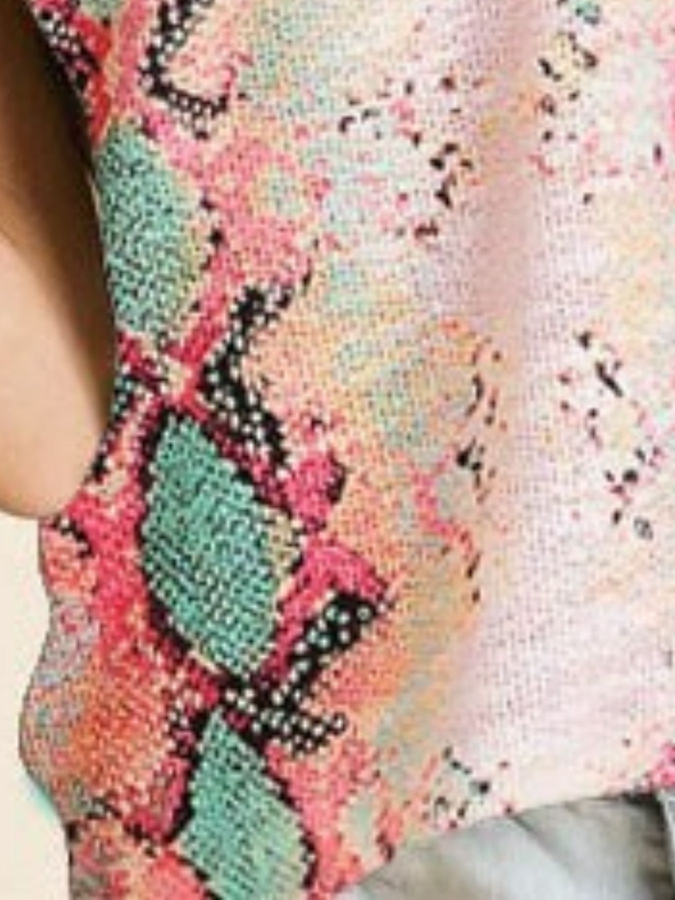 Snakeskin Low Gauge Sleeveless Top