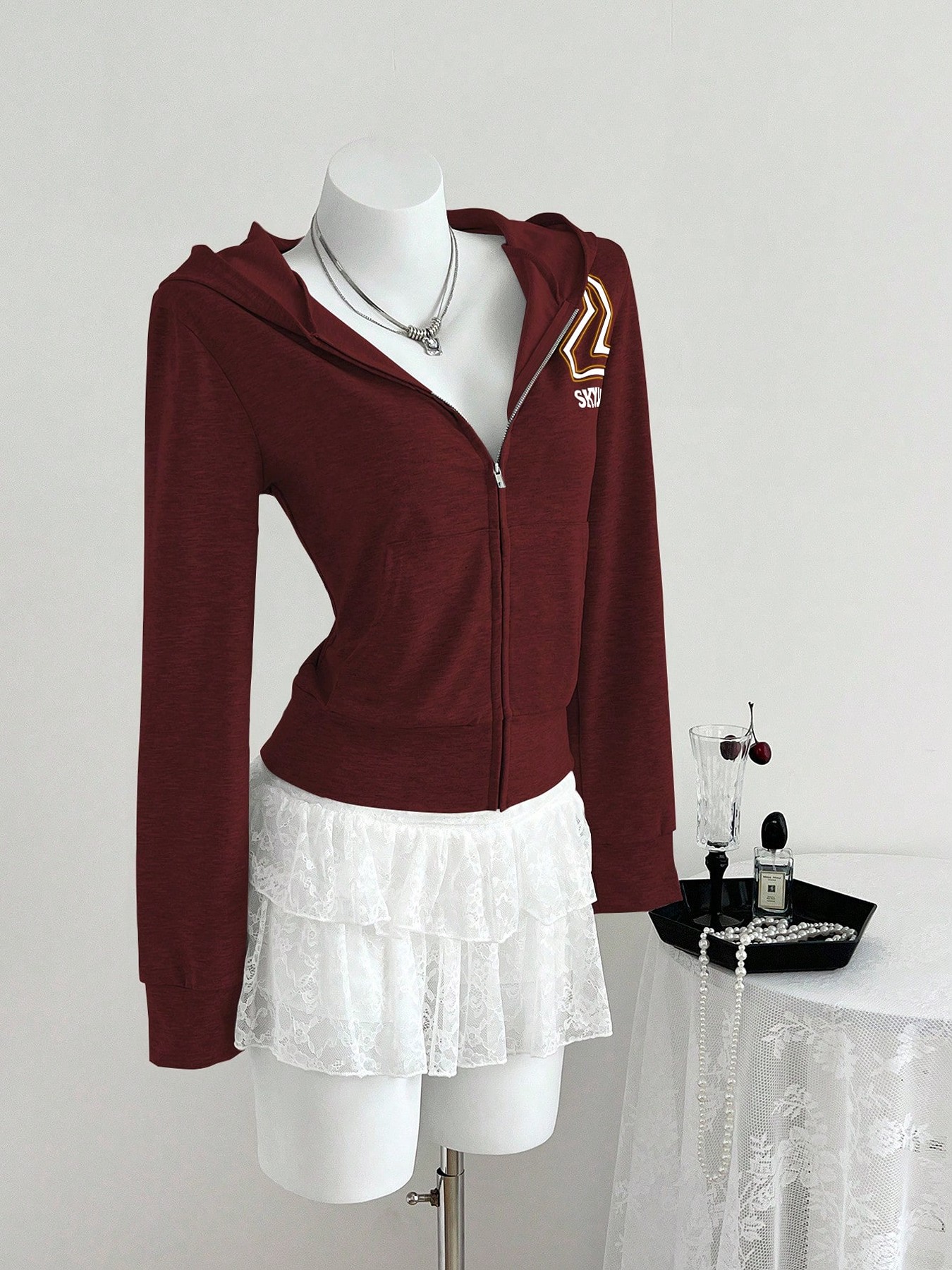 Zip Up Long Sleeve Hoodie 3