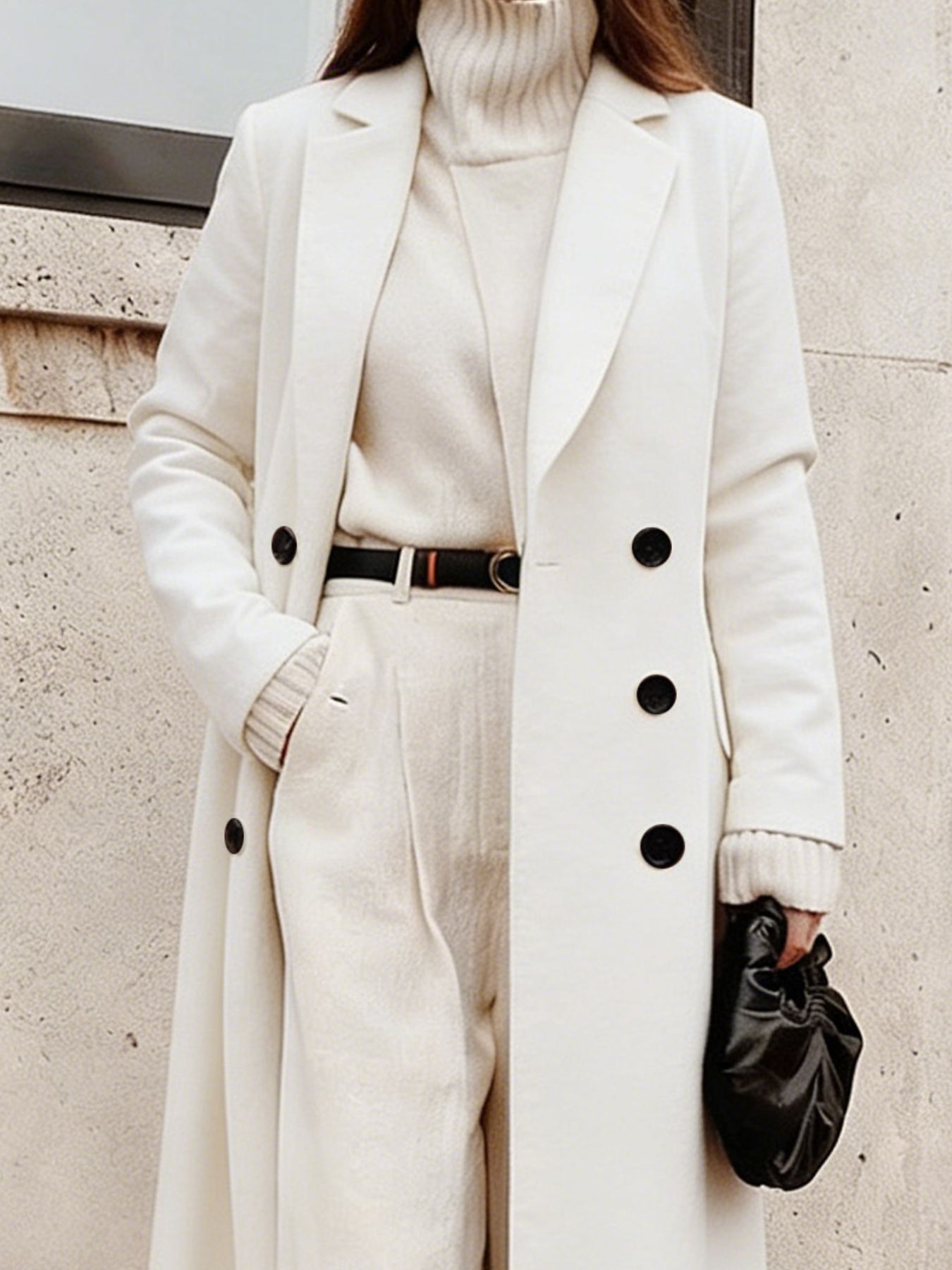 Double-Breasted Longline Overcoat view 6