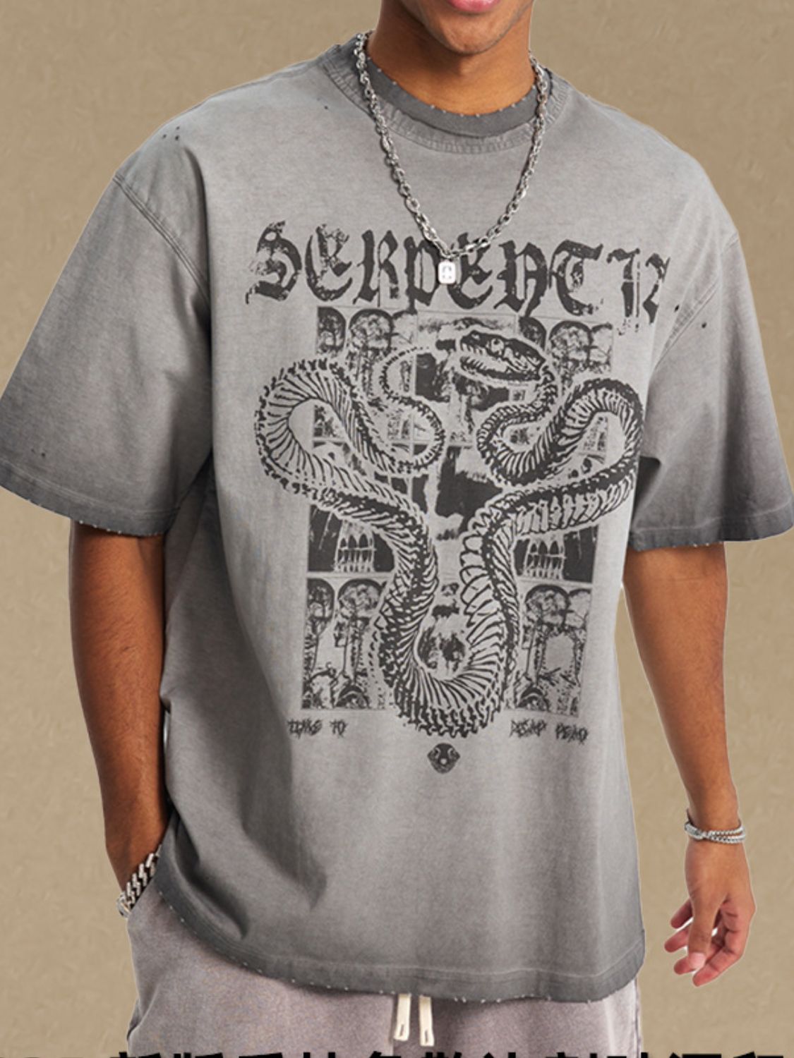 Men's Graphic Round Neck Half Sleeve T-Shirt