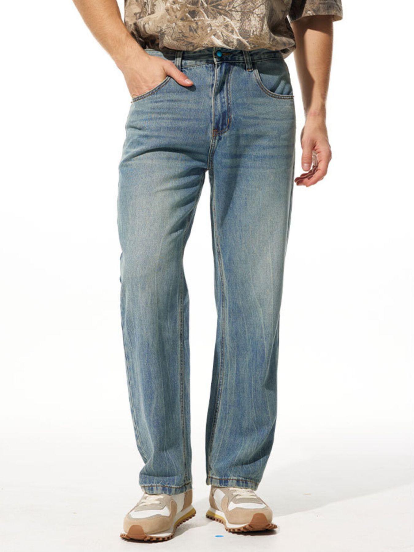 Men's Relaxed Fit Vintage Wash Pants