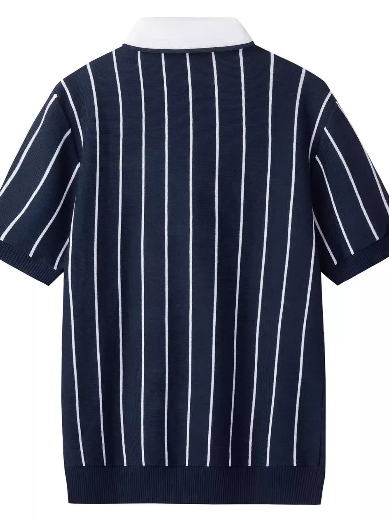 Men's Full Size Striped Button Up Top Plus Size