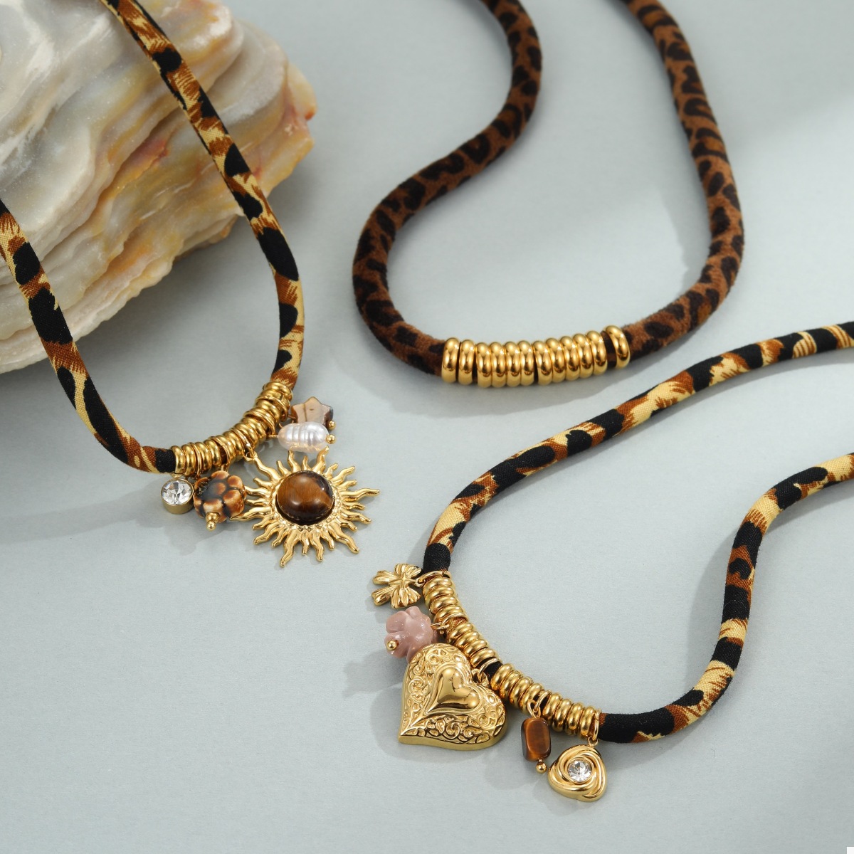 Leopard 18K Gold-Plated Necklace