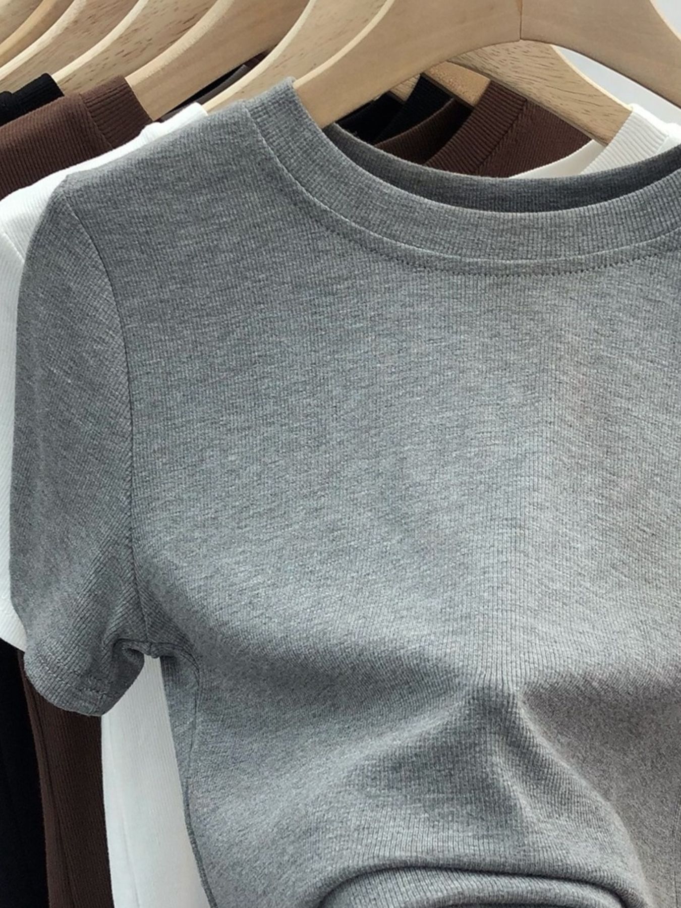 Crew Neck Short Sleeve T-Shirt