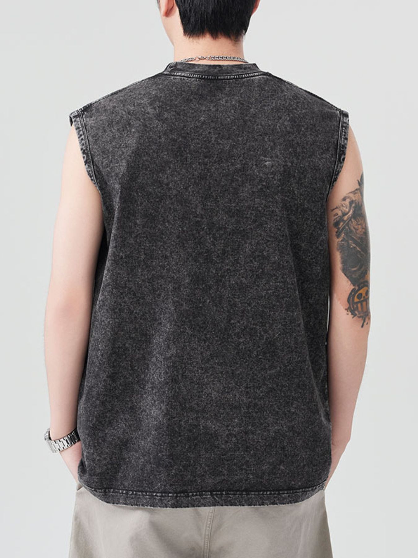 Men's Graphic Round Neck Tank