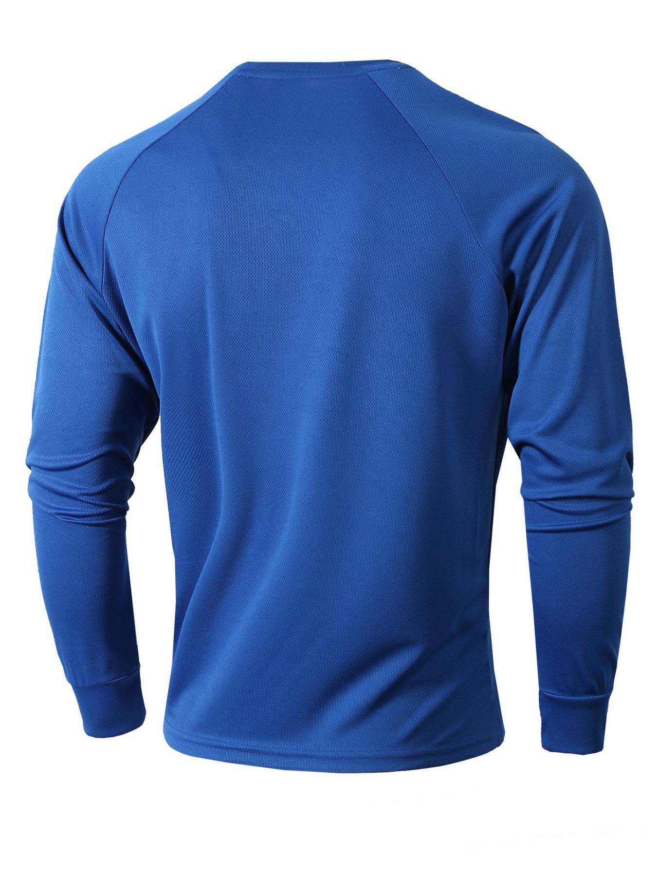 Men's Plus Size Round Neck Long Sleeve T-Shirt