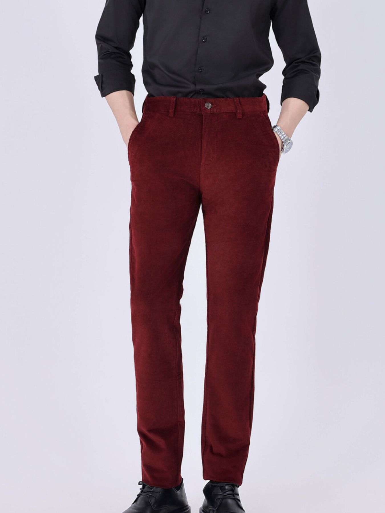 Men's Corduroy Slim-Fit Pants