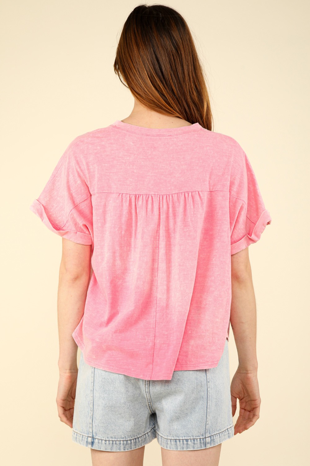 Nochted Short Sleeve Washed T-Shirt