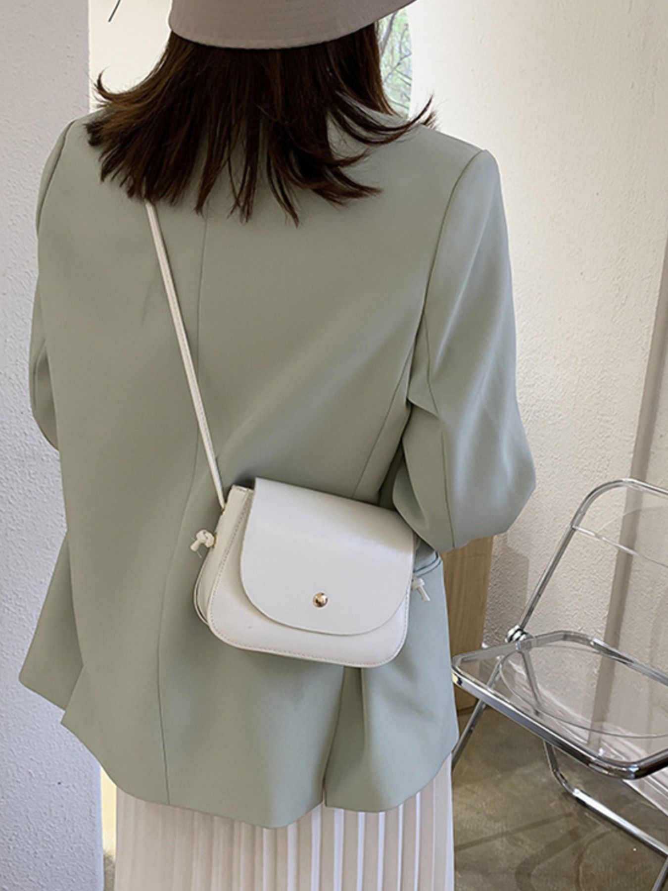 PU Leather Crossbody Bag