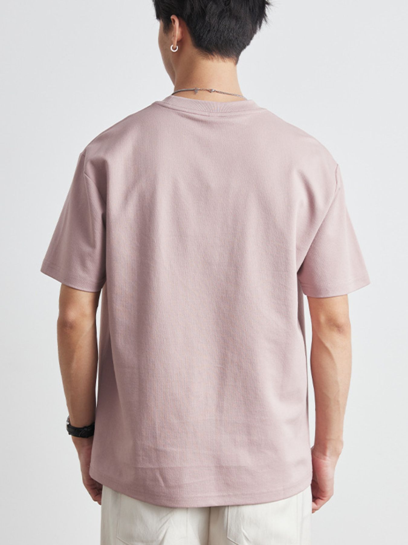 Men's Plus Size Round Neck Short Sleeve T-Shirt