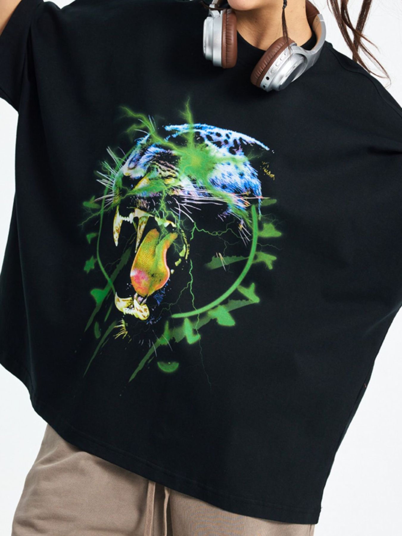 Men's Graphic Round Neck Short Sleeve T-Shirt