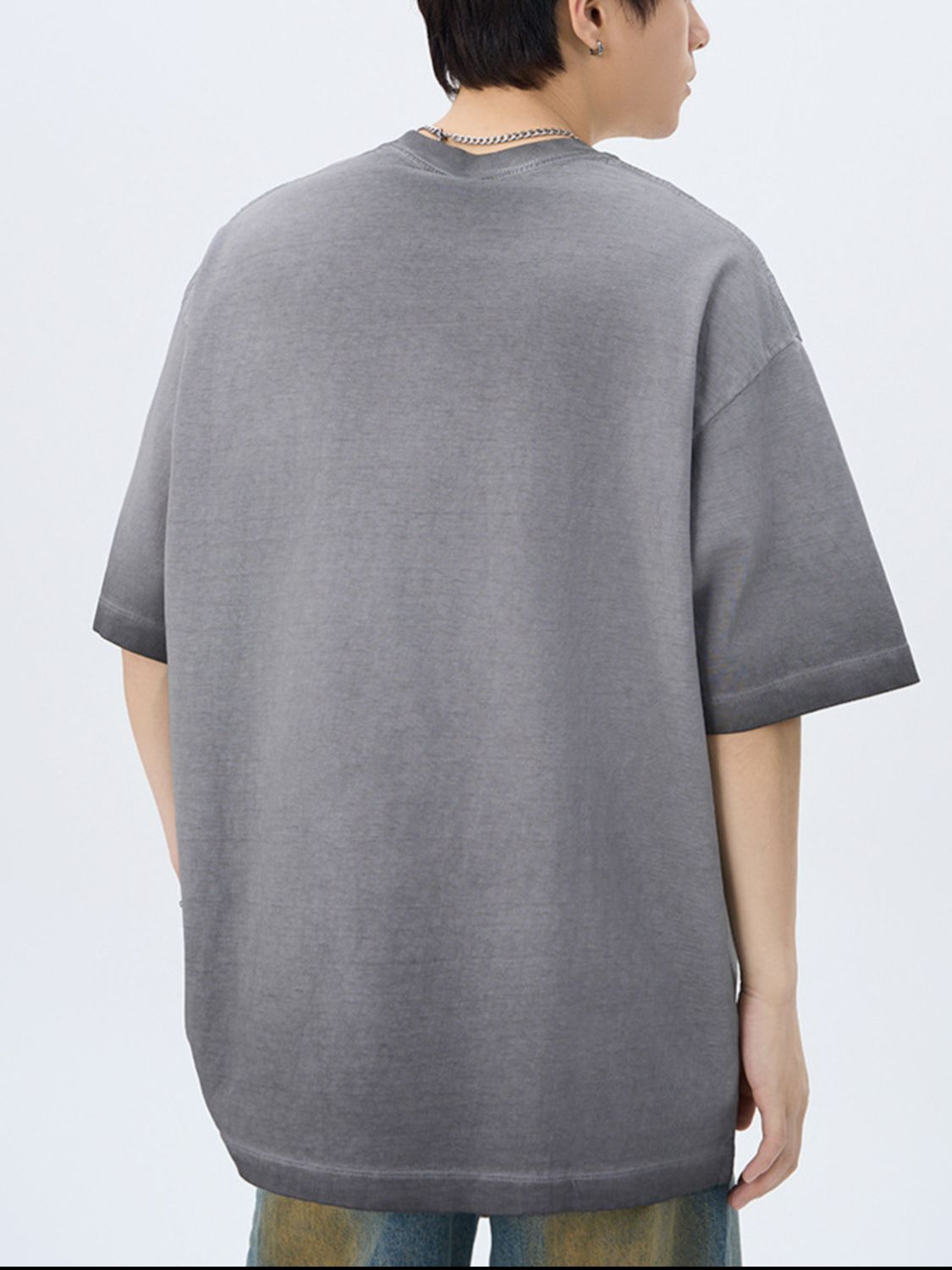 Men's Letter Round Neck Half Sleeve T-Shirt