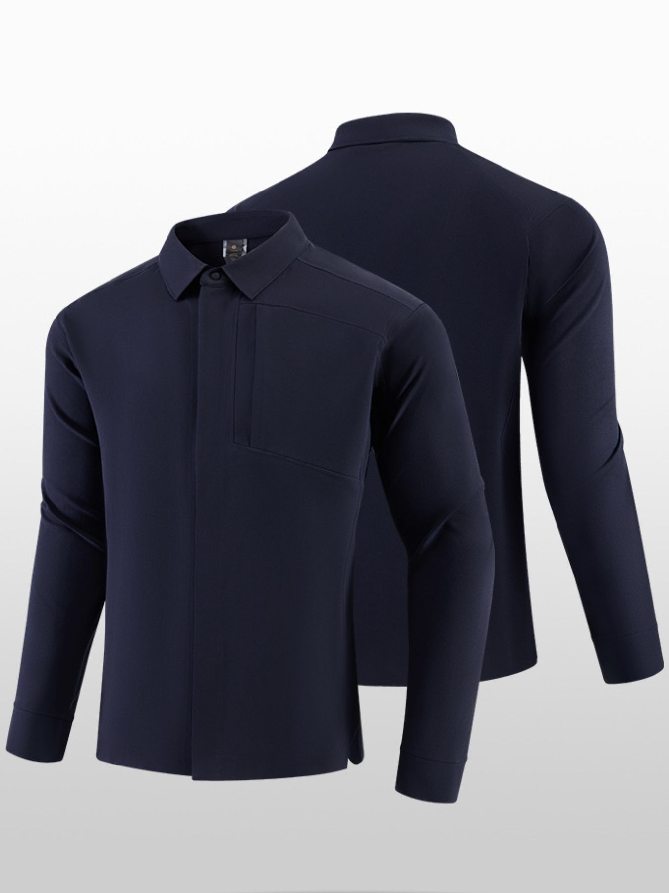 Men's Plus Size Slim Fit Long Sleeve Windbreaker Jacket