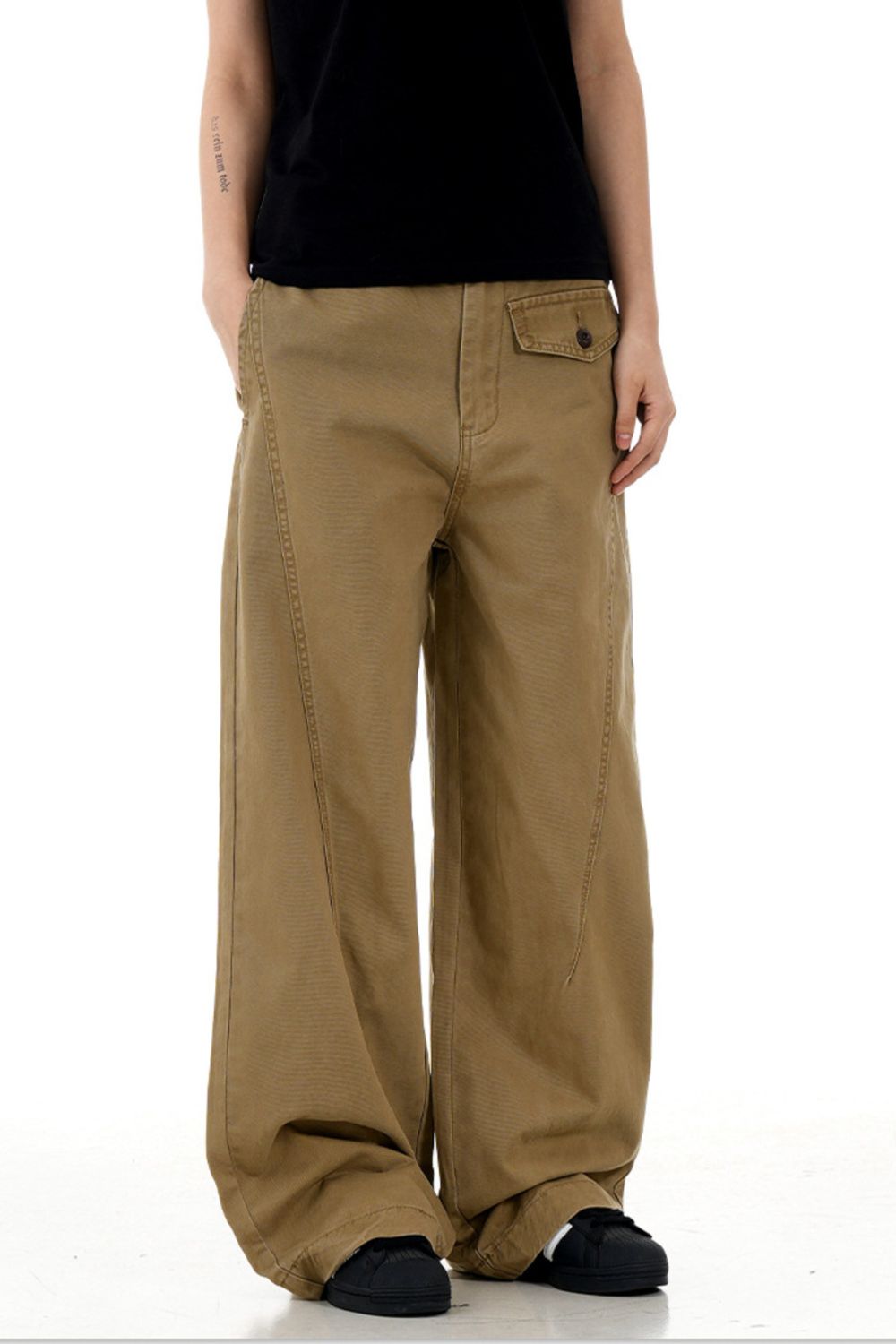 Men's Wide Leg Casual Pants