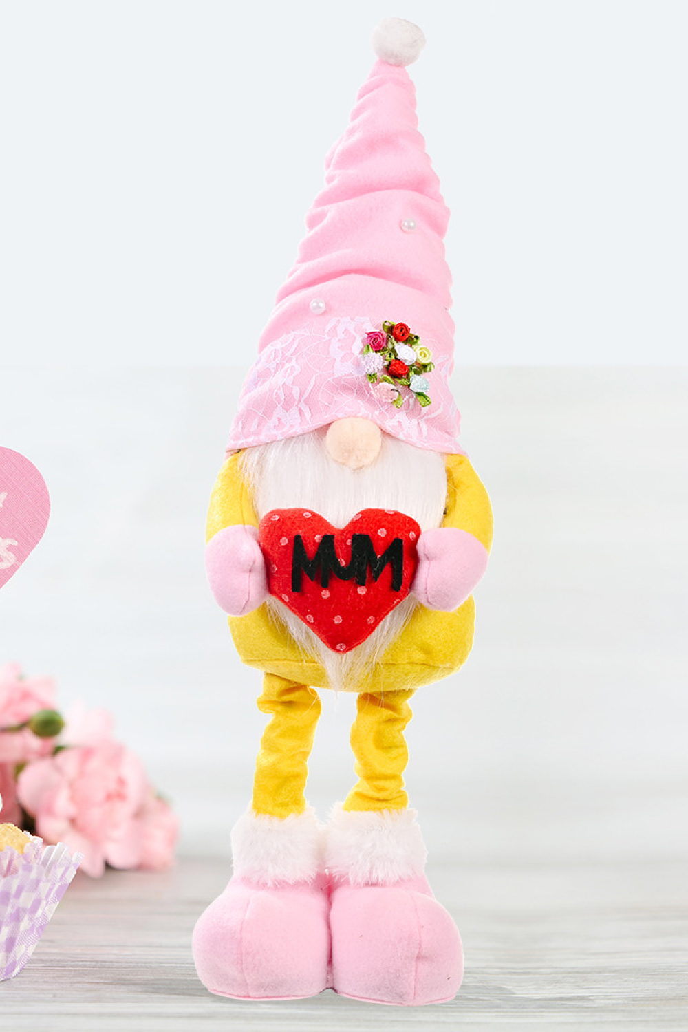 Mother's Day Pearl Decor Faceless Gnome 3