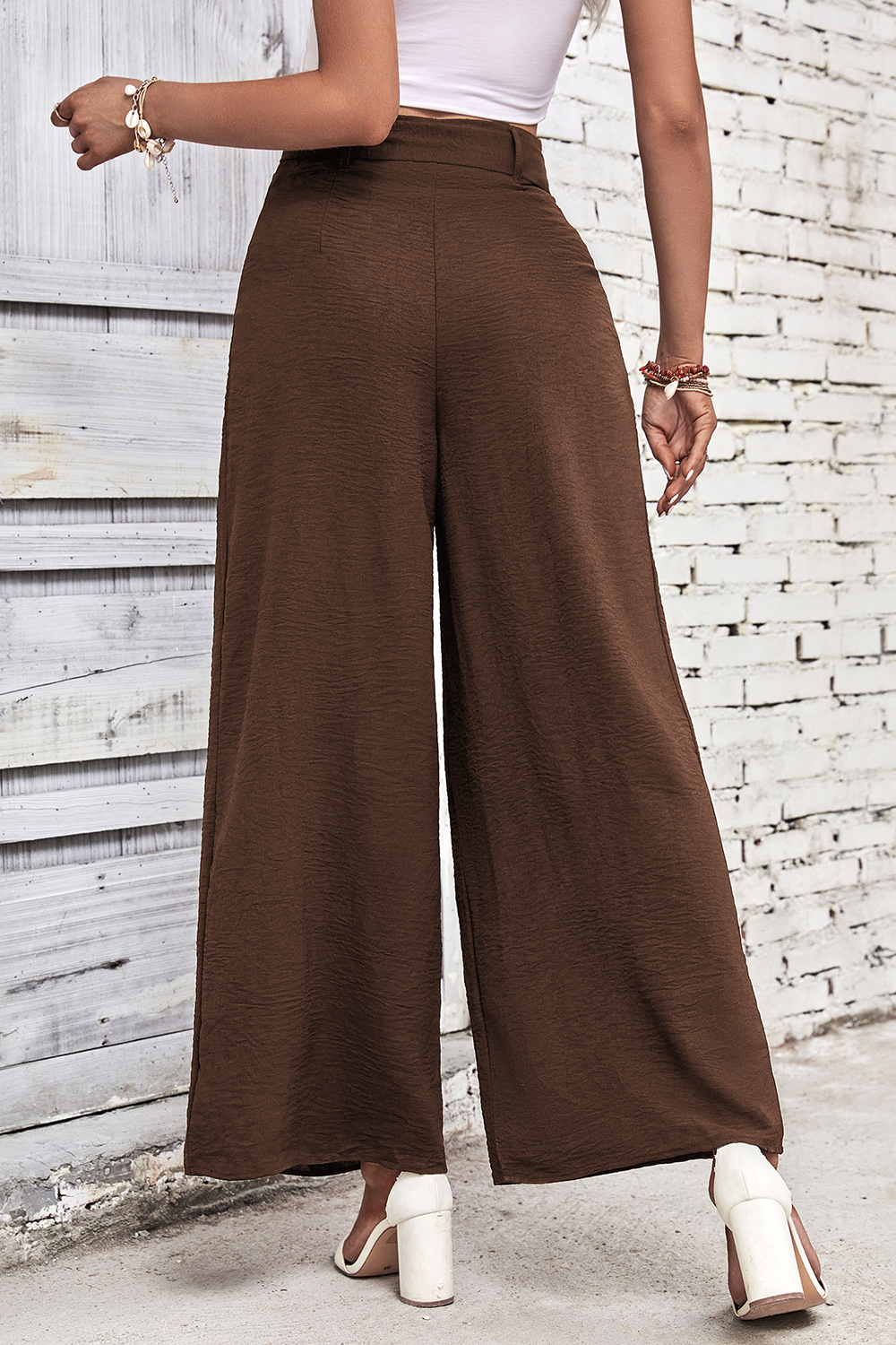 High Waisted Wide Leg Pants