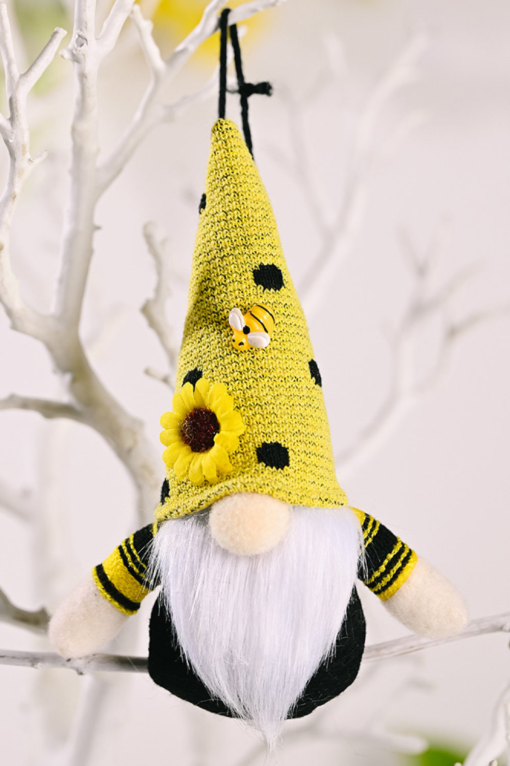 Random 4-Pack Sunflower Faceless Gnome Ornaments 4