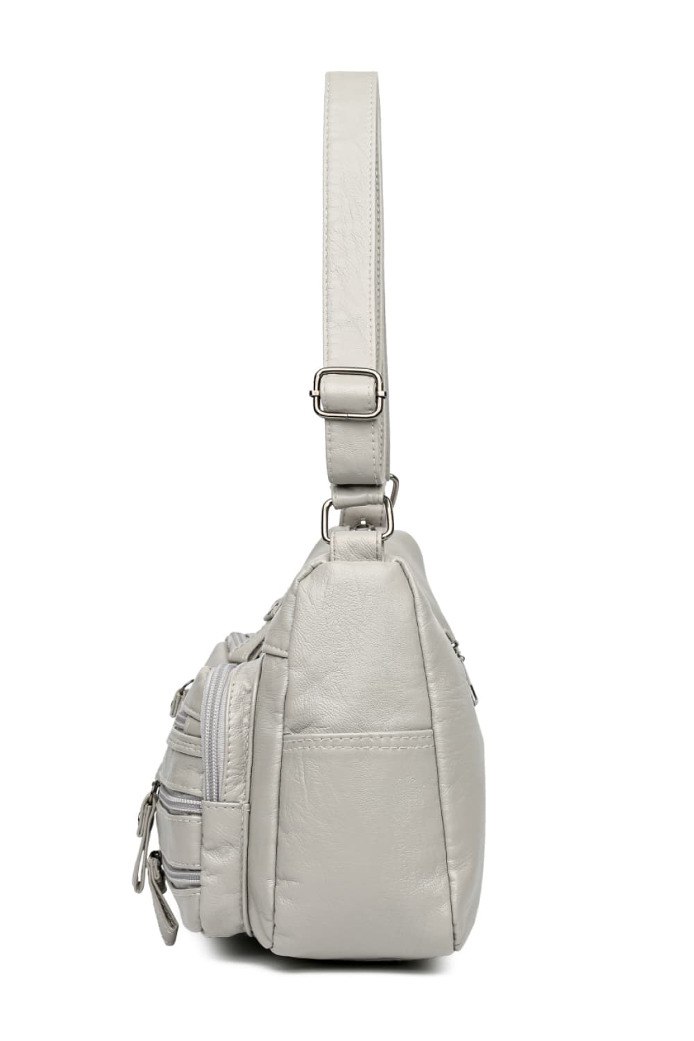 Multi-Pocket PU Leather Crossbody Bag 3