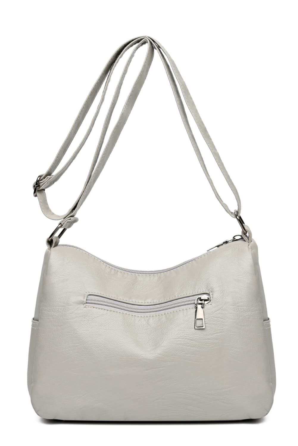 Multi-Pocket PU Leather Crossbody Bag 2