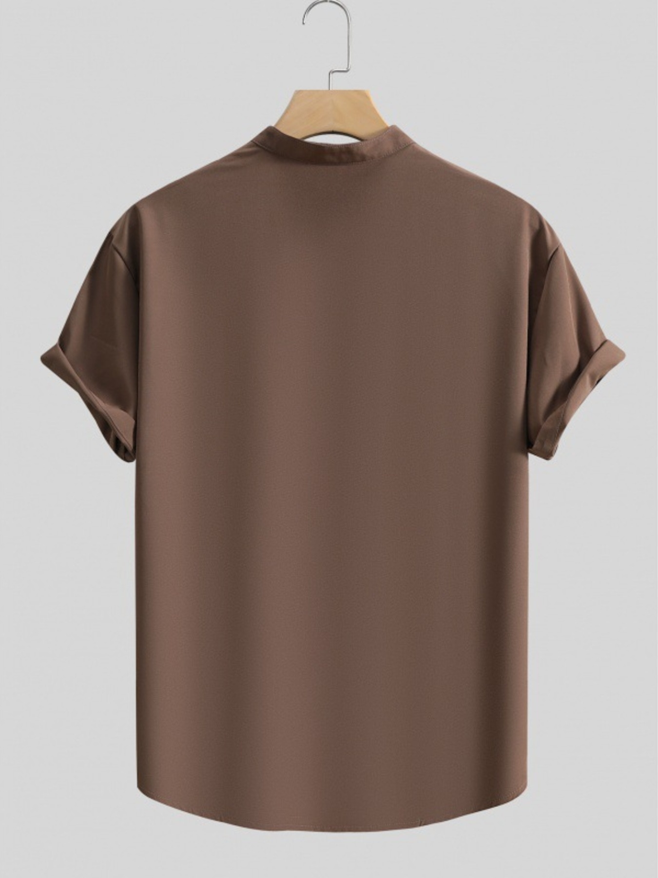 Men's Button Detail Short Sleeve Shirt