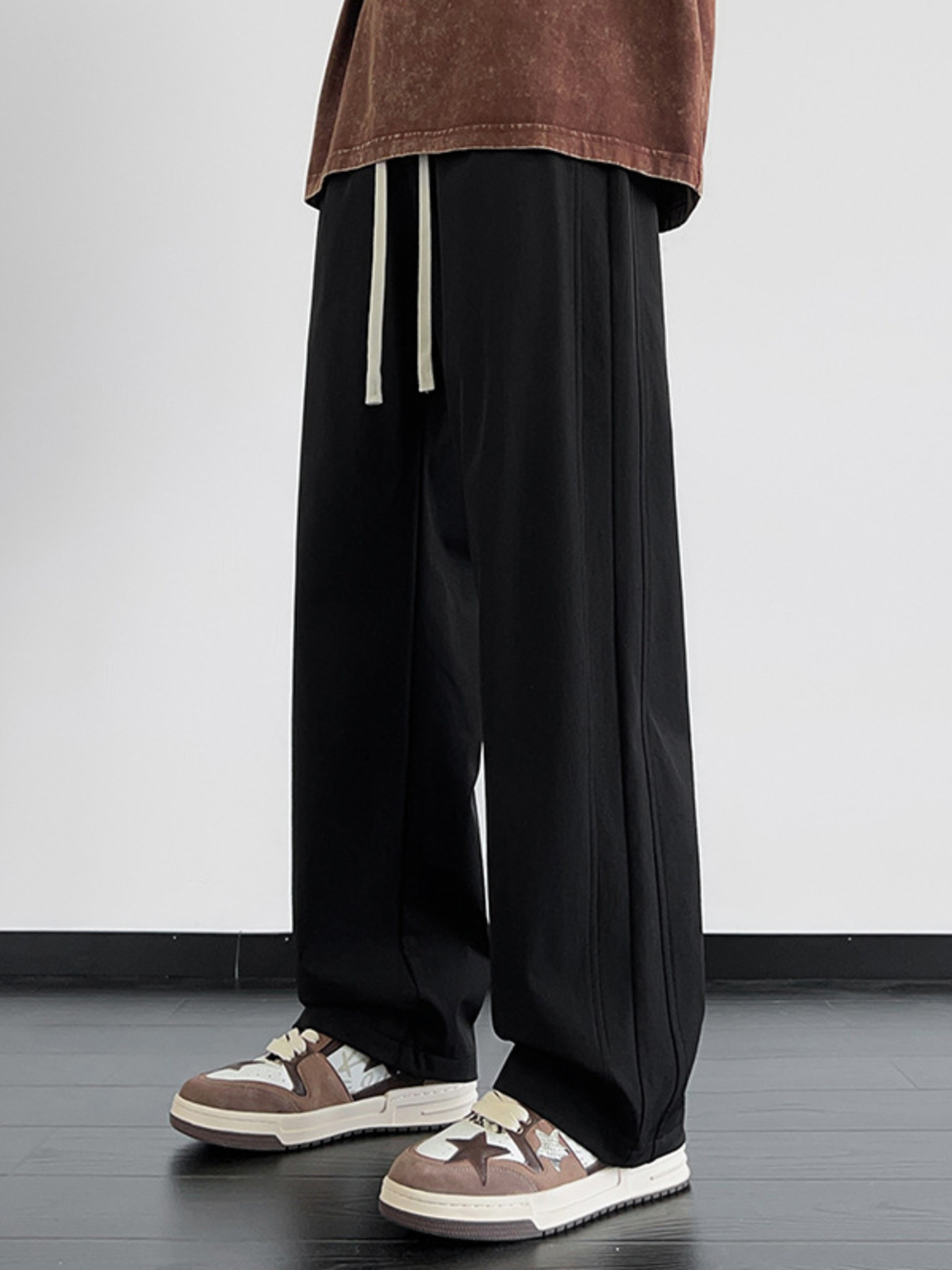 Men's Plus Size Loose Fit Drawstring Pants