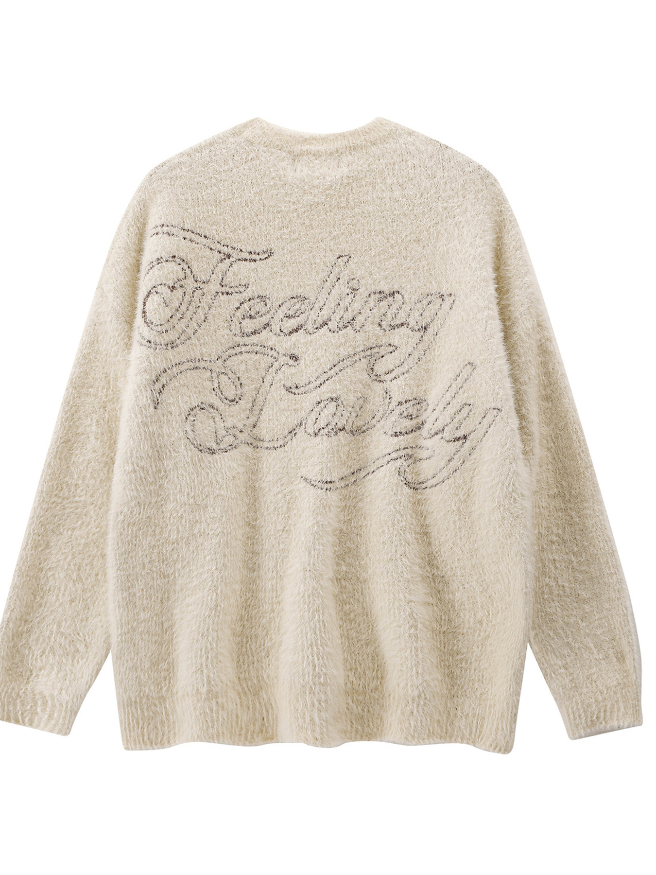 Men's Graphic Round Neck Long Sleeve Sweater