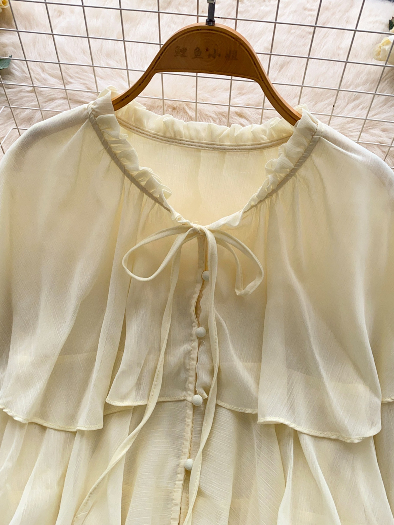 Ruffle Tiered Chiffon Blouse 2