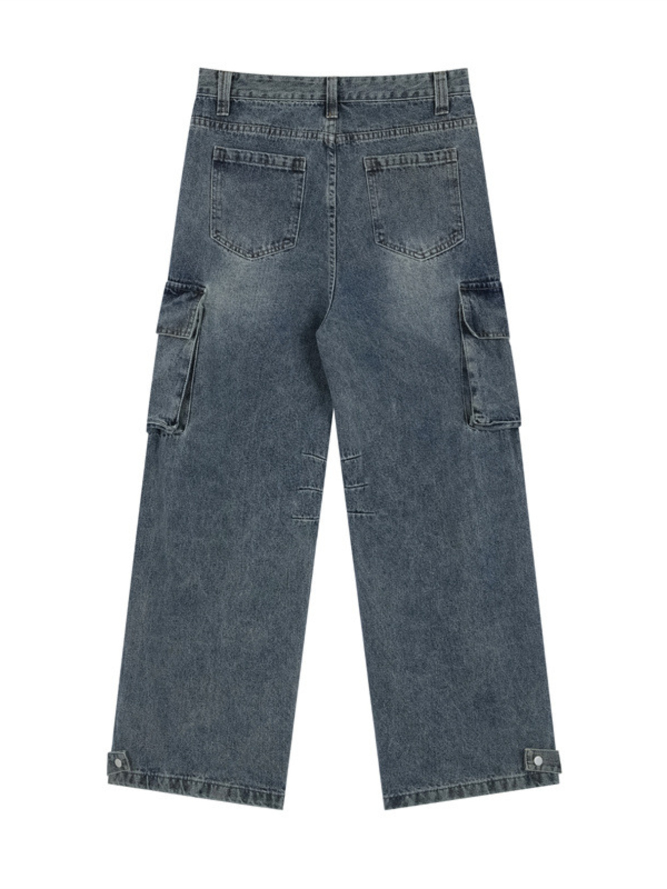 Men's Wide Leg Cargo Jeans